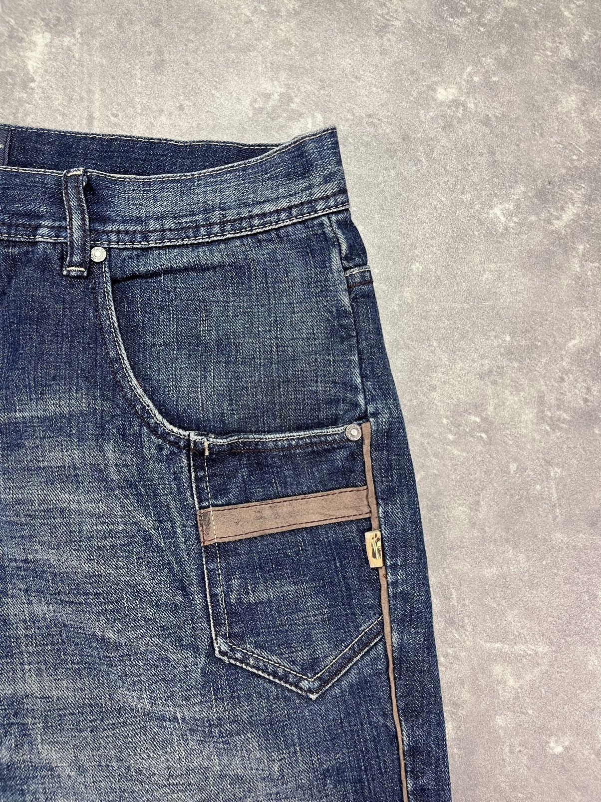 Pelle Pelle Pelle Pelle Marc Buchanan Vintage Baggy Heavy Denim Jeans 38 Size US 38 / EU 54 - 8 Thumbnail