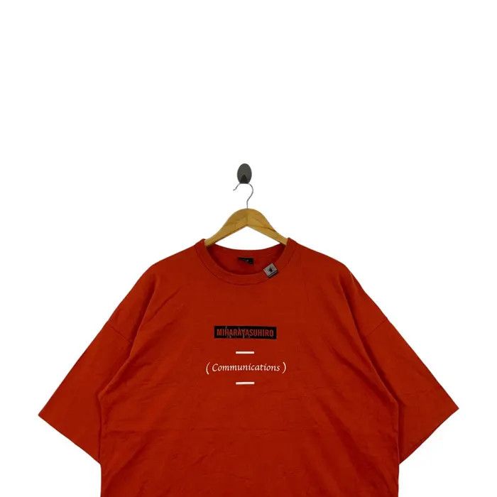 Maison MIHARA YASUHIRO MAISON MIHARA YASUHIRO x GU Communications Orange Tee Shirt Size US L / EU 52-54 / 3 - 2 Thumbnail