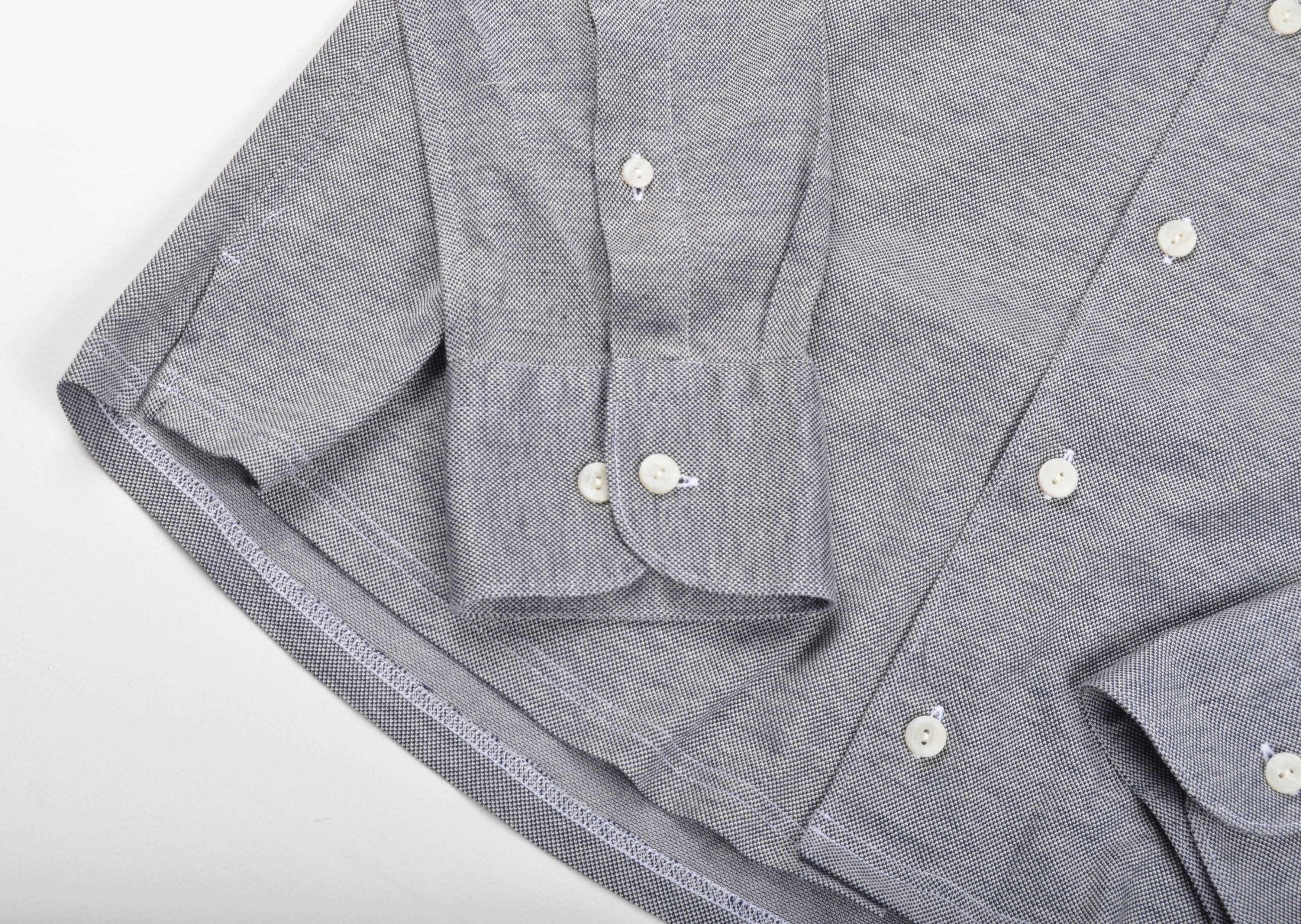 Eton Eton Men's Casual Gray Slim Fit Long Sleeve Shirt Size US M / EU 48-50 / 2 - 3 Thumbnail