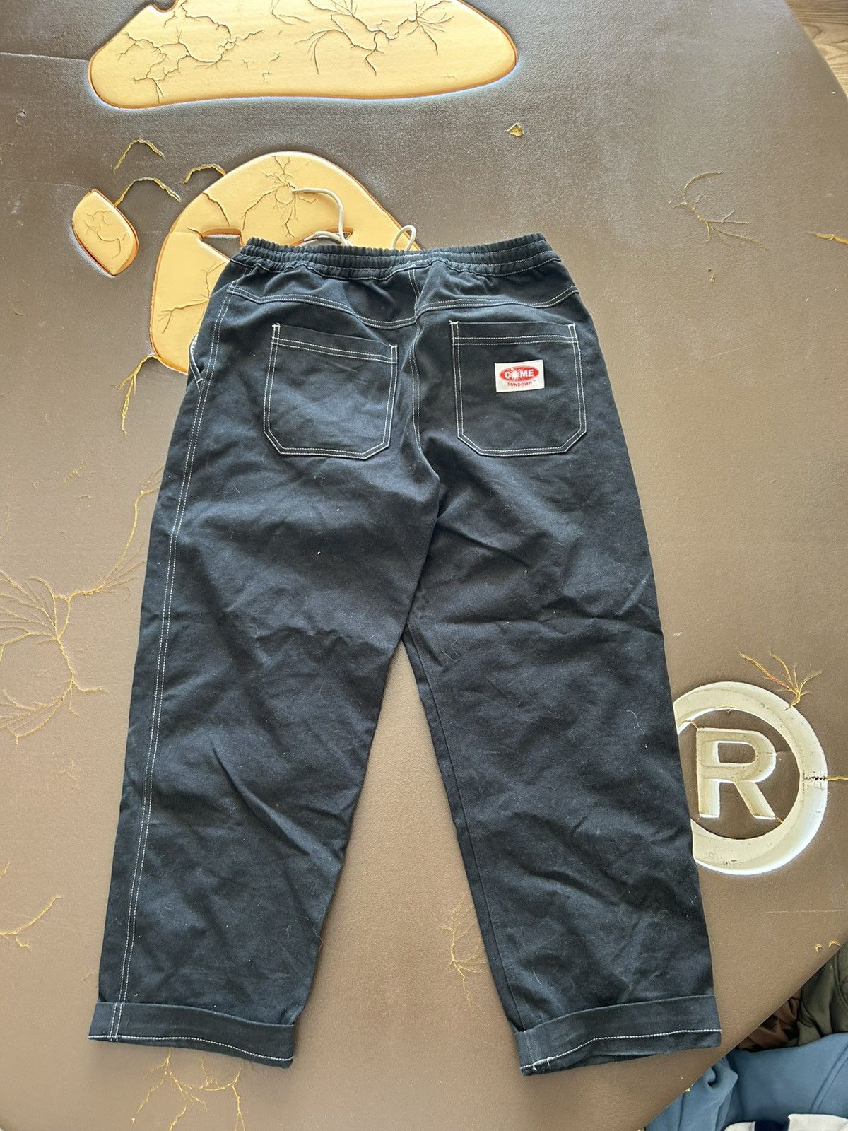 Other Come Sundown Black Denim Skate Style Baggy pants Like New Size US 34 / EU 50 - 2 Thumbnail
