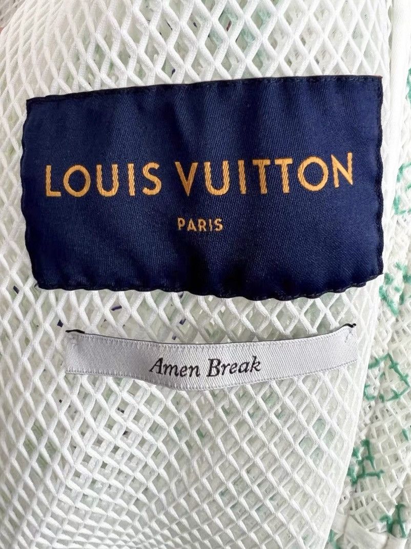 Louis Vuitton Louis Vuitton 46 Gradient White Monogram Mesh Jacket Hoodie Size US S / EU 44-46 / 1 - 5 Thumbnail