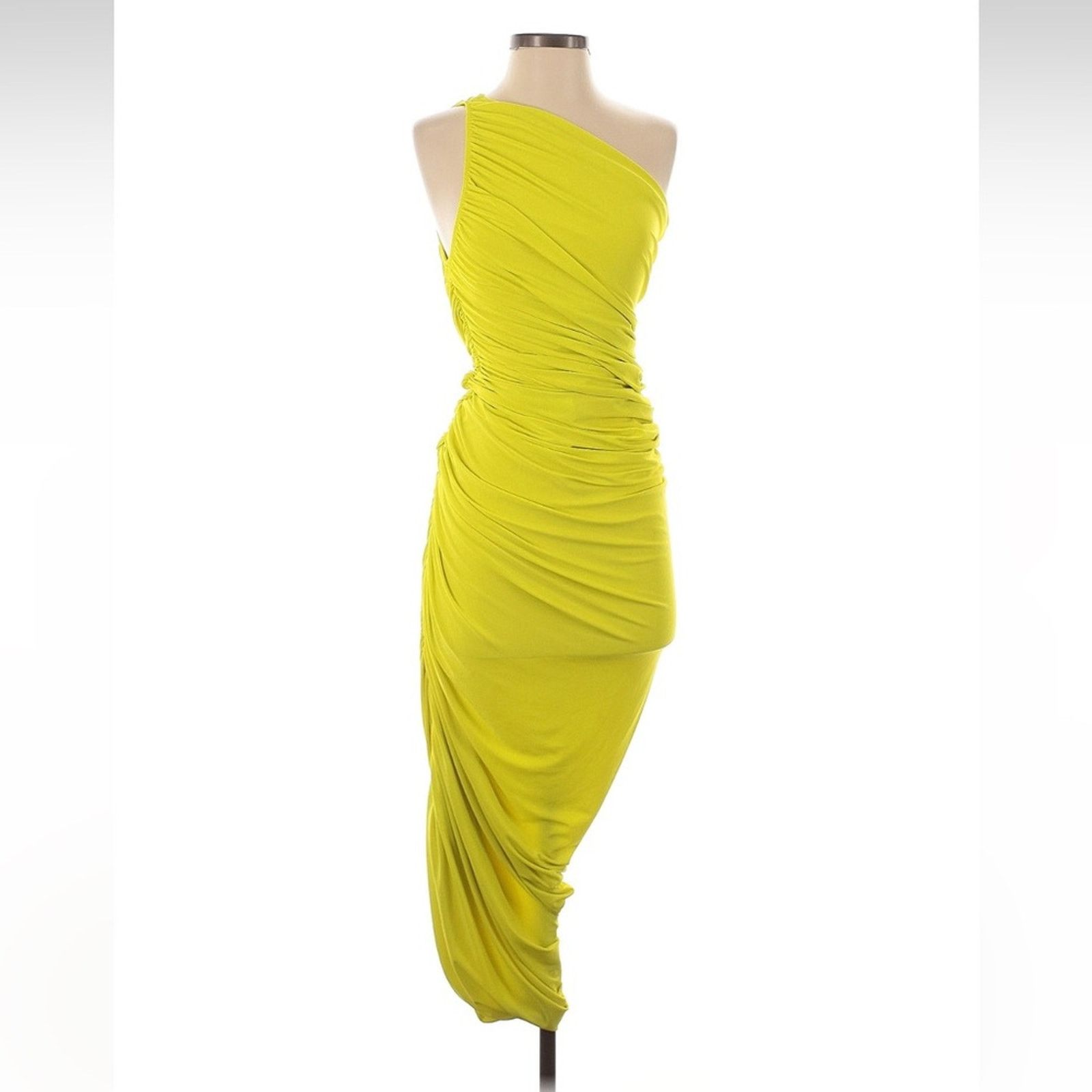 Norma Kamali Diana Gown - Size XS - Starfruit Yellow