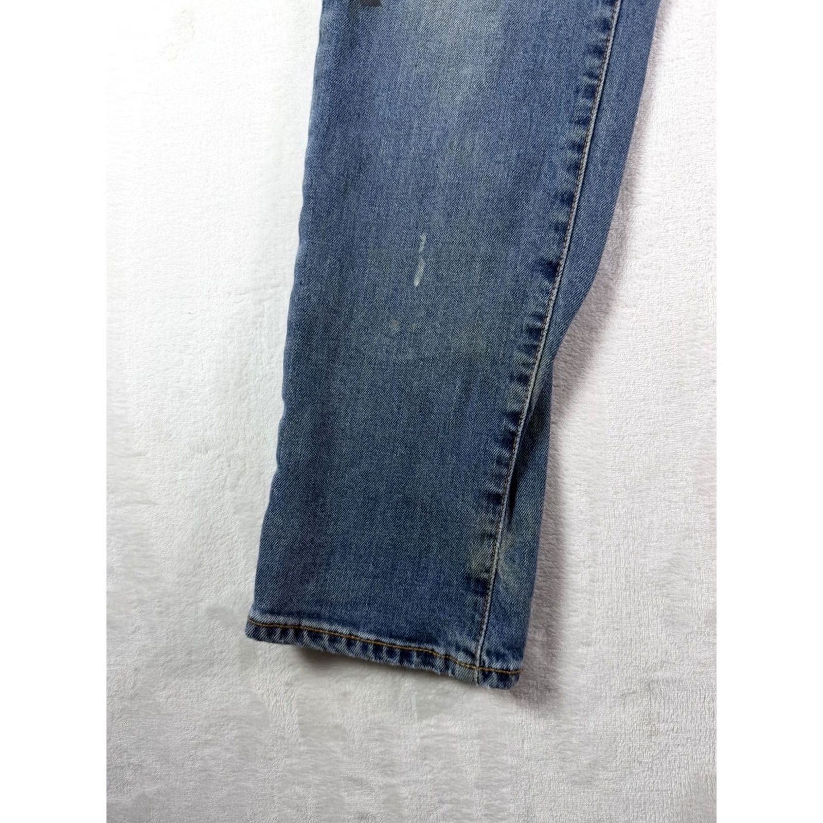 Levi's VINTAGE Levi’s 511 Jeans Men 34x32 Stretch Denim Distressed 5-Pocket City 90s Mens Size US 34 / EU 50 - 3 Thumbnail