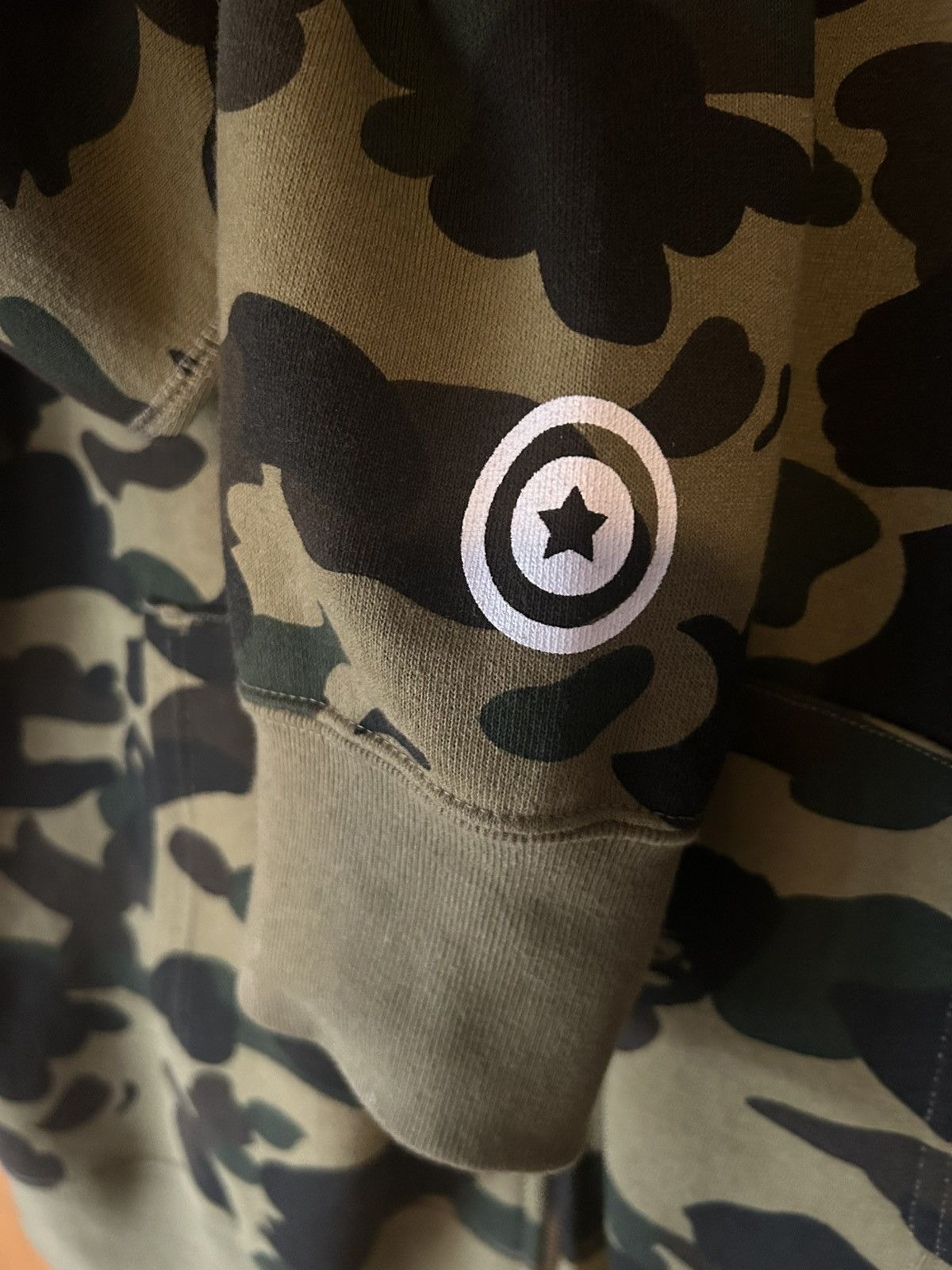 Supreme The North Face Bleached Denim Print Nuptse Jacket L