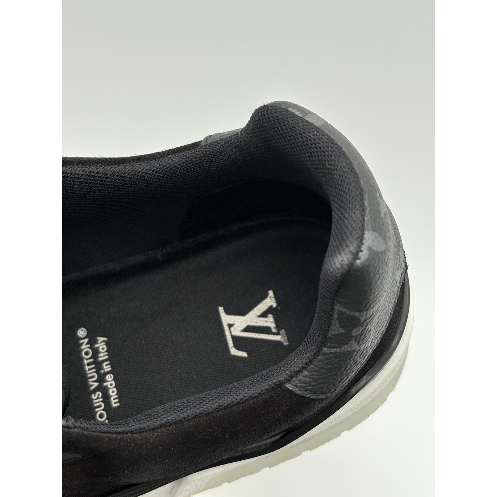 Louis Vuitton (10-10.5 US) - Louis Vuitton Trainer ' Black ' | SUPER CLEAN Size US 10.5 / EU 43-44 - 12 Thumbnail