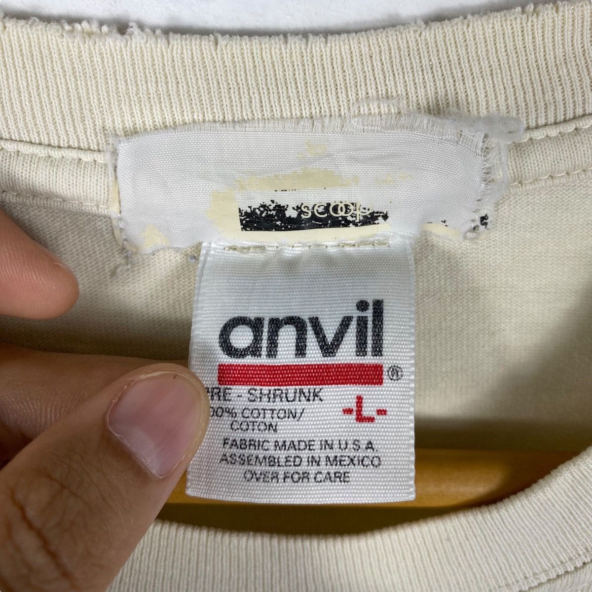 SCOOP Distressed SCOOP You Can't See It Touch It But It's There Size US L / EU 52-54 / 3 - 5 Thumbnail