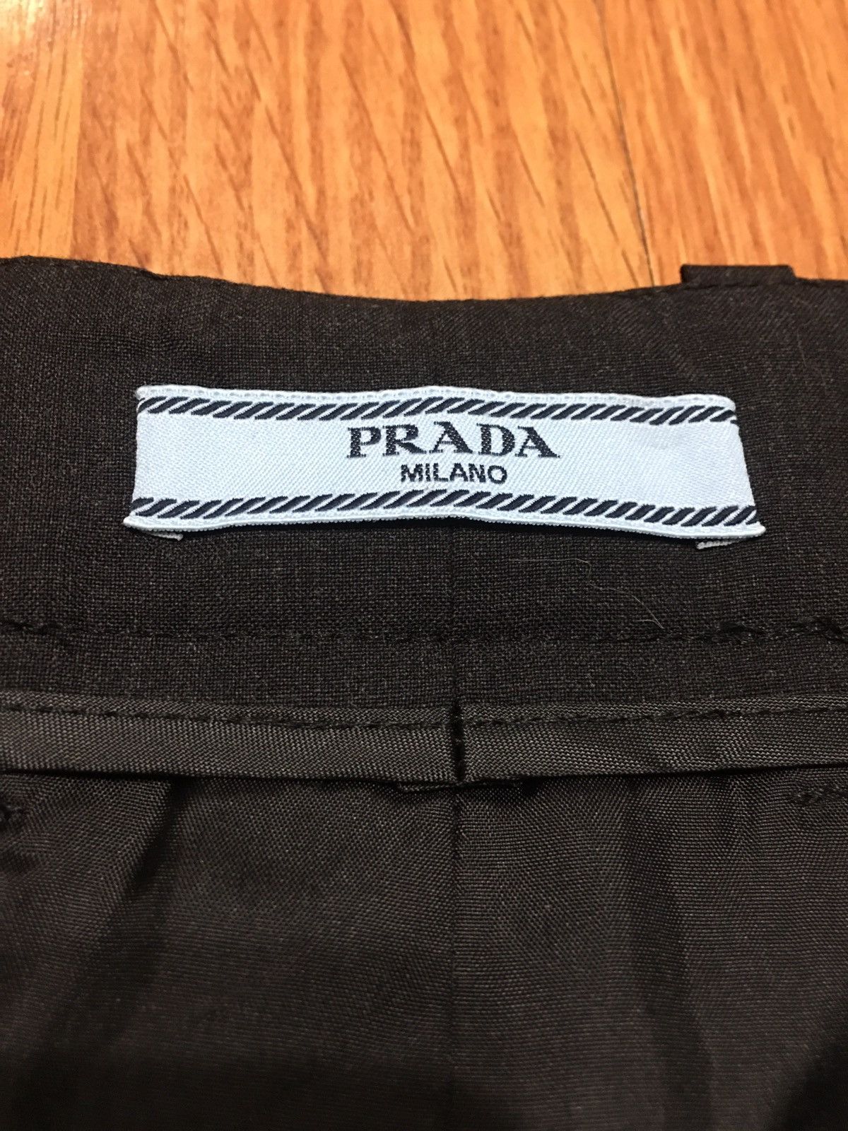 Prada PRADA Dark Grey Wool Pencil Skirt Size EU 44 Size 30" / US 8 / IT 44 - 13 Thumbnail