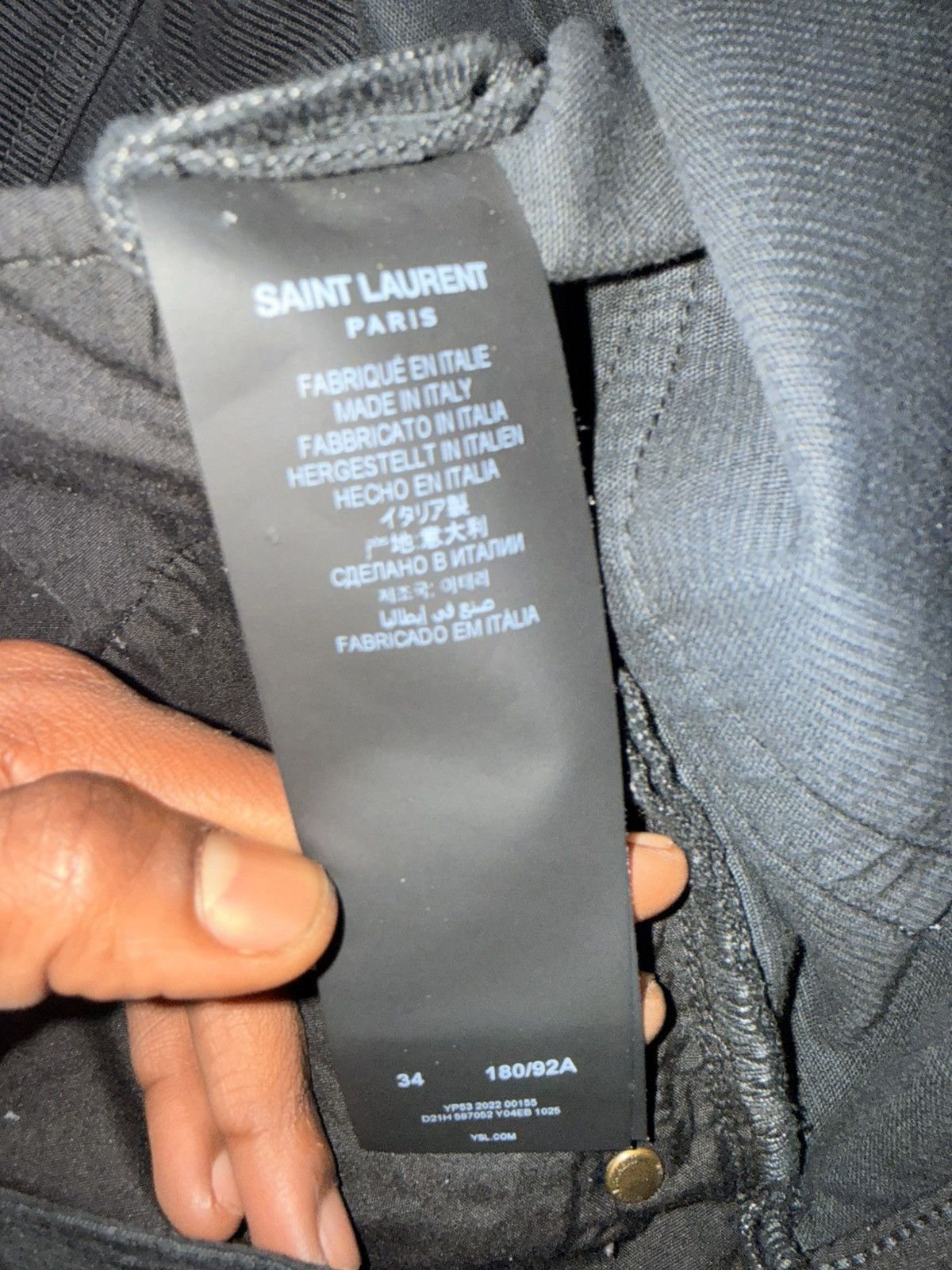 Saint Laurent Paris Saint Laurent Pants Size US 34 / EU 50 - 2 Thumbnail