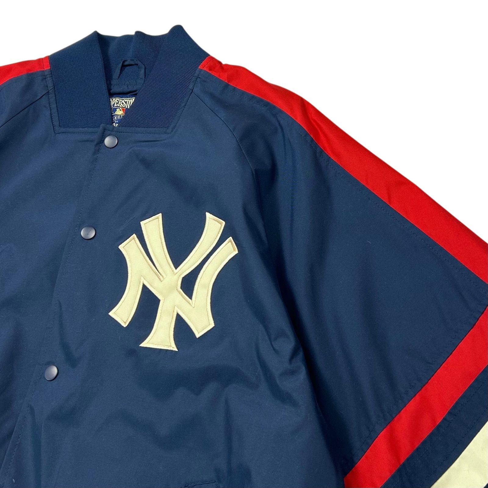 MLB VTG NEW YORK YANKEES MAJESTIC COOPERSTOWN WINDBREAKER JACKET Size US L / EU 52-54 / 3 - 2 Thumbnail