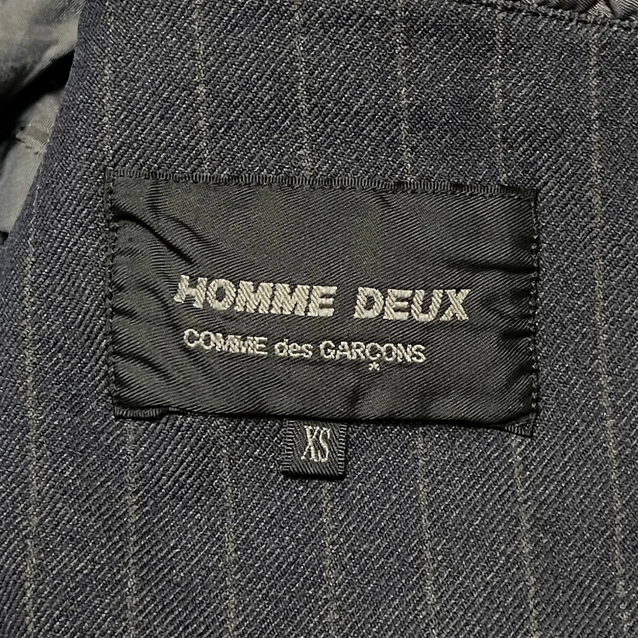 Comme des Garcons Homme Deux AD2016 Comme Des Garcons Homme Deux Striped Balzer Jacket Size US XS / EU 42 / 0 - 9 Thumbnail