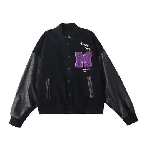 Other MONEY Embroidery Patch Graphic Black Varsity Jacket Size US M / EU 48-50 / 2 - 3 Thumbnail