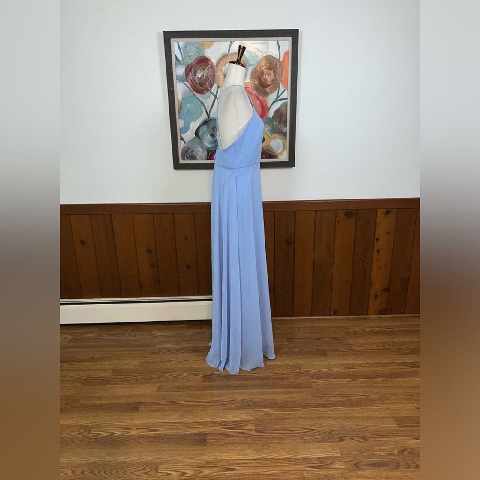 Other Dessy Collection Lovely Halter Chiffon Bridesmaid Gown! Size XL / US 12-14 / IT 48-50 - 4 Thumbnail