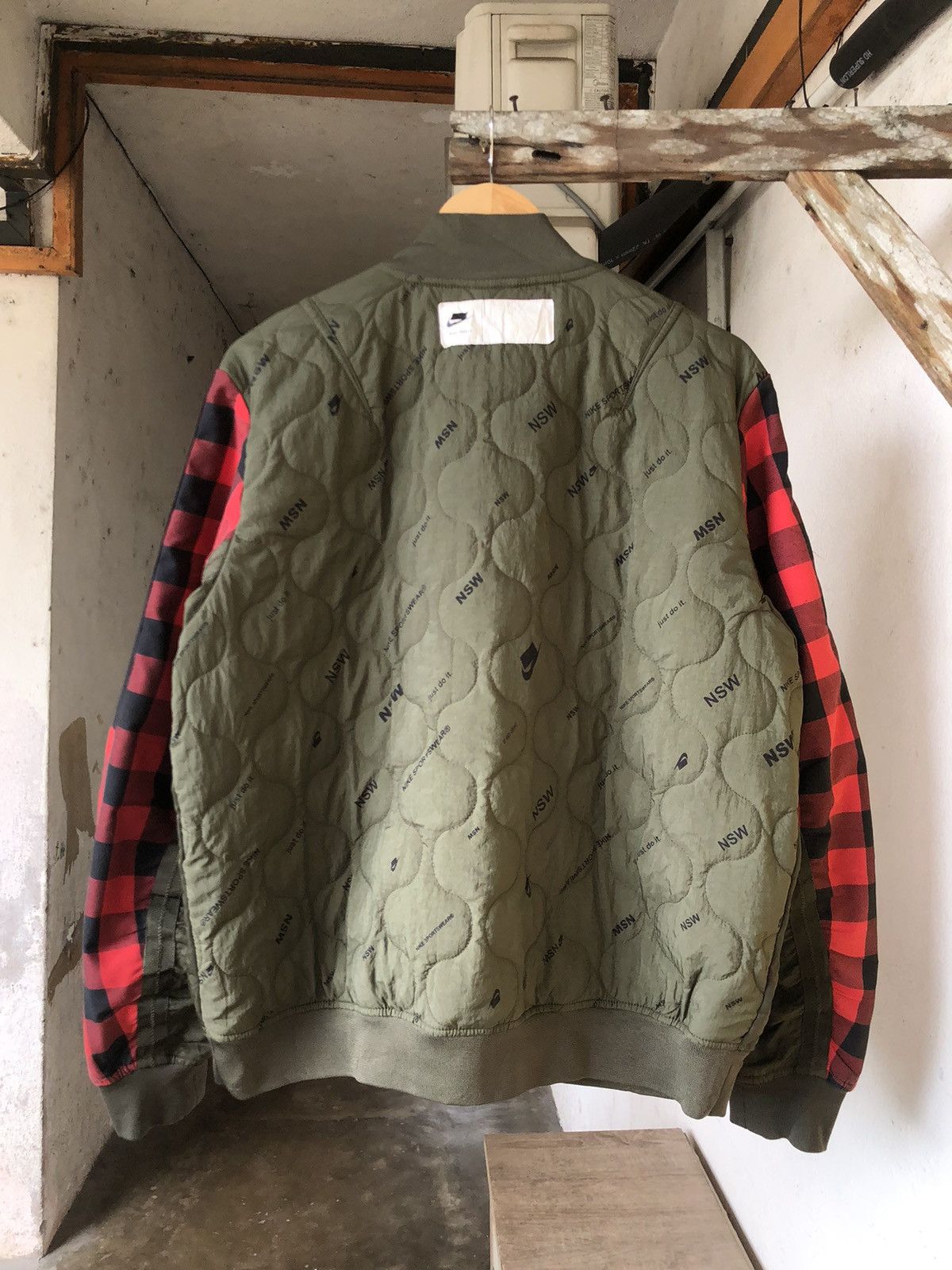 Nike On Fire🔥 Nike x NSW Gothic Style Bomber Jacket Size US L / EU 52-54 / 3 - 2 Thumbnail