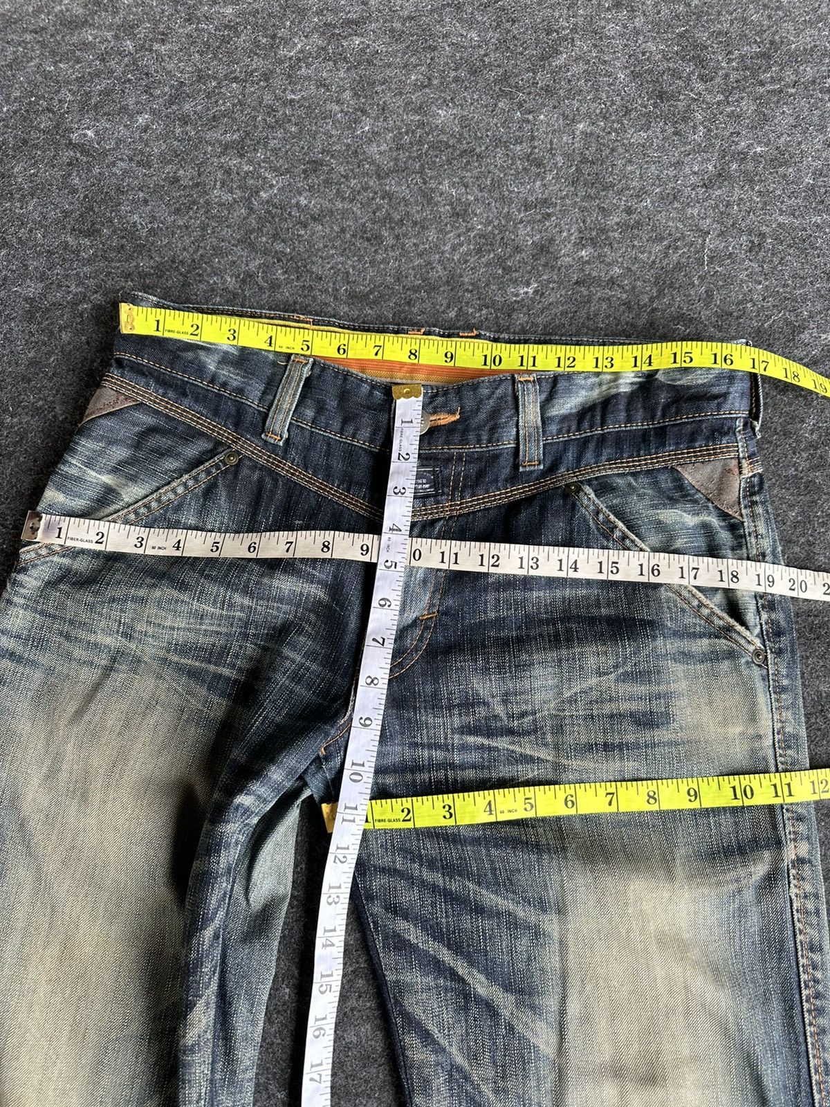 Edwin Vintage Edwin 503 Bluetrip Faded Washed Denim 32x34 D432 Size US 32 / EU 48 - 10 Thumbnail