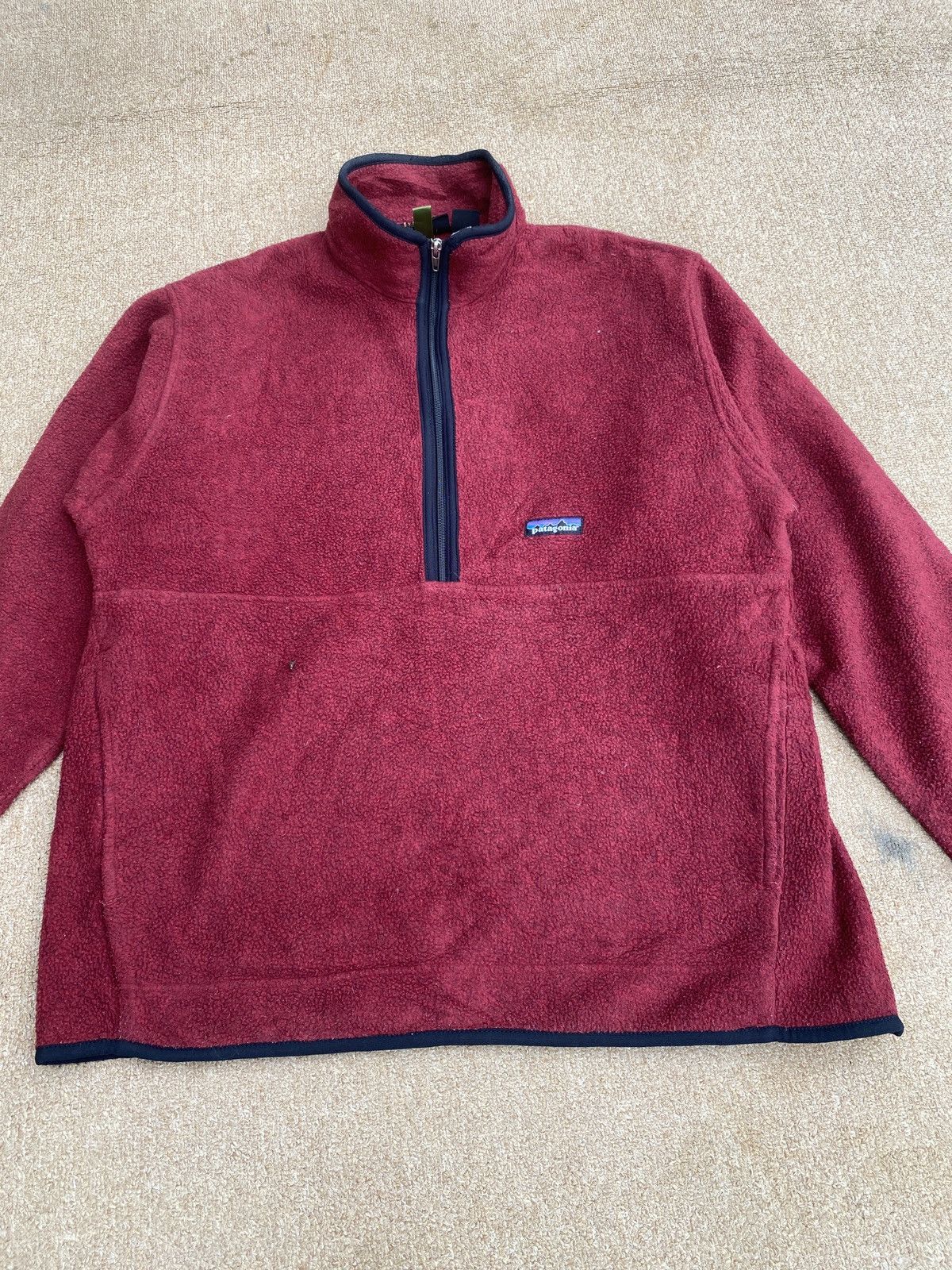 Patagonia Vintage patagonia cynchilla half zipper sweatshirt Size US L / EU 52-54 / 3 - 6 Thumbnail