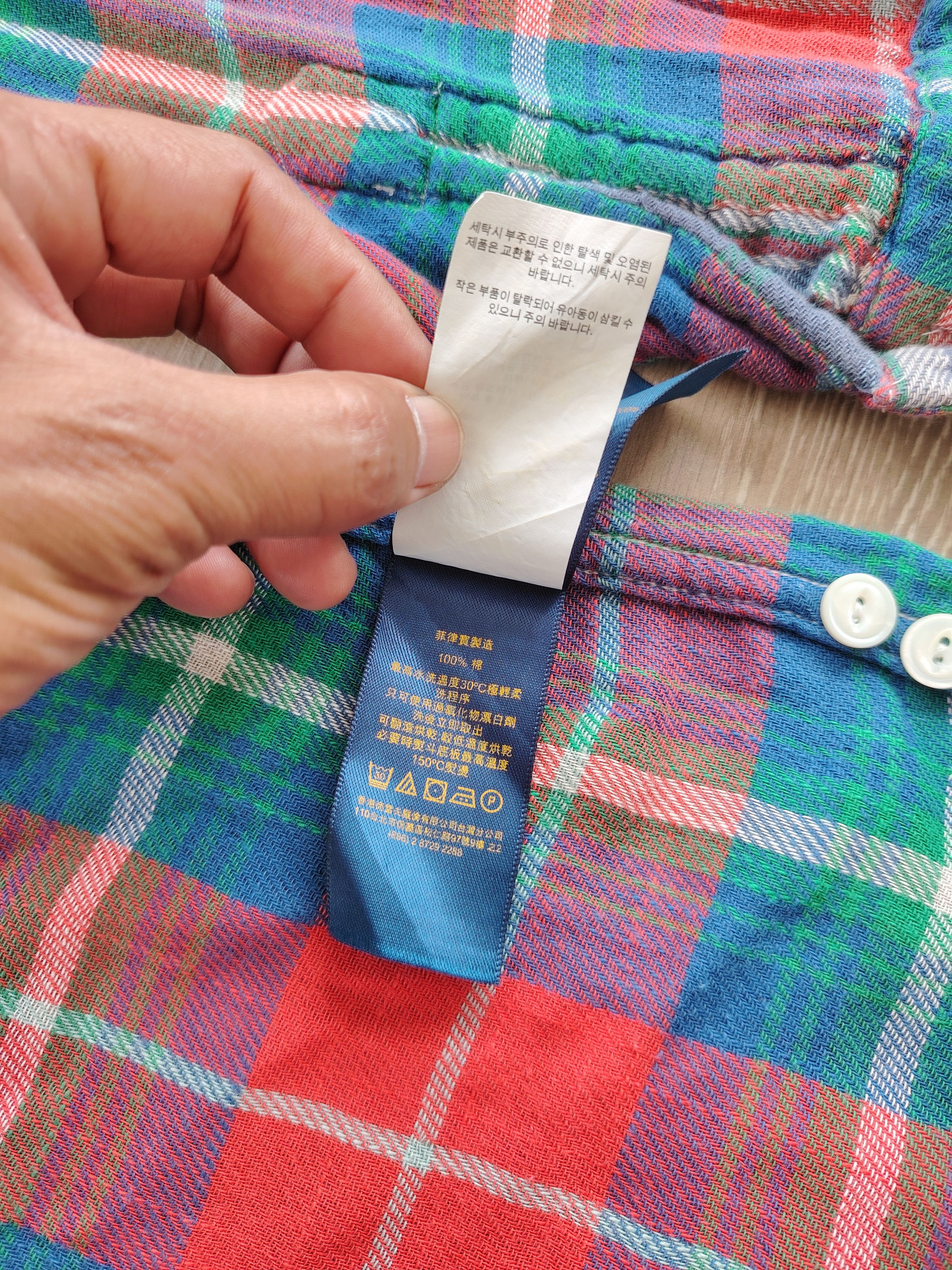 Polo Ralph Lauren Vintage Polo Ralph Lauren Reversible Flannel Shirt Size US M / EU 48-50 / 2 - 10 Thumbnail