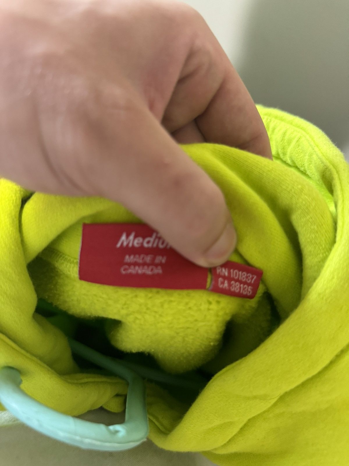 Supreme Supreme S Logo Hooded Sweatshirt FW20 Medium Acid Green Size US M / EU 48-50 / 2 - 9 Thumbnail