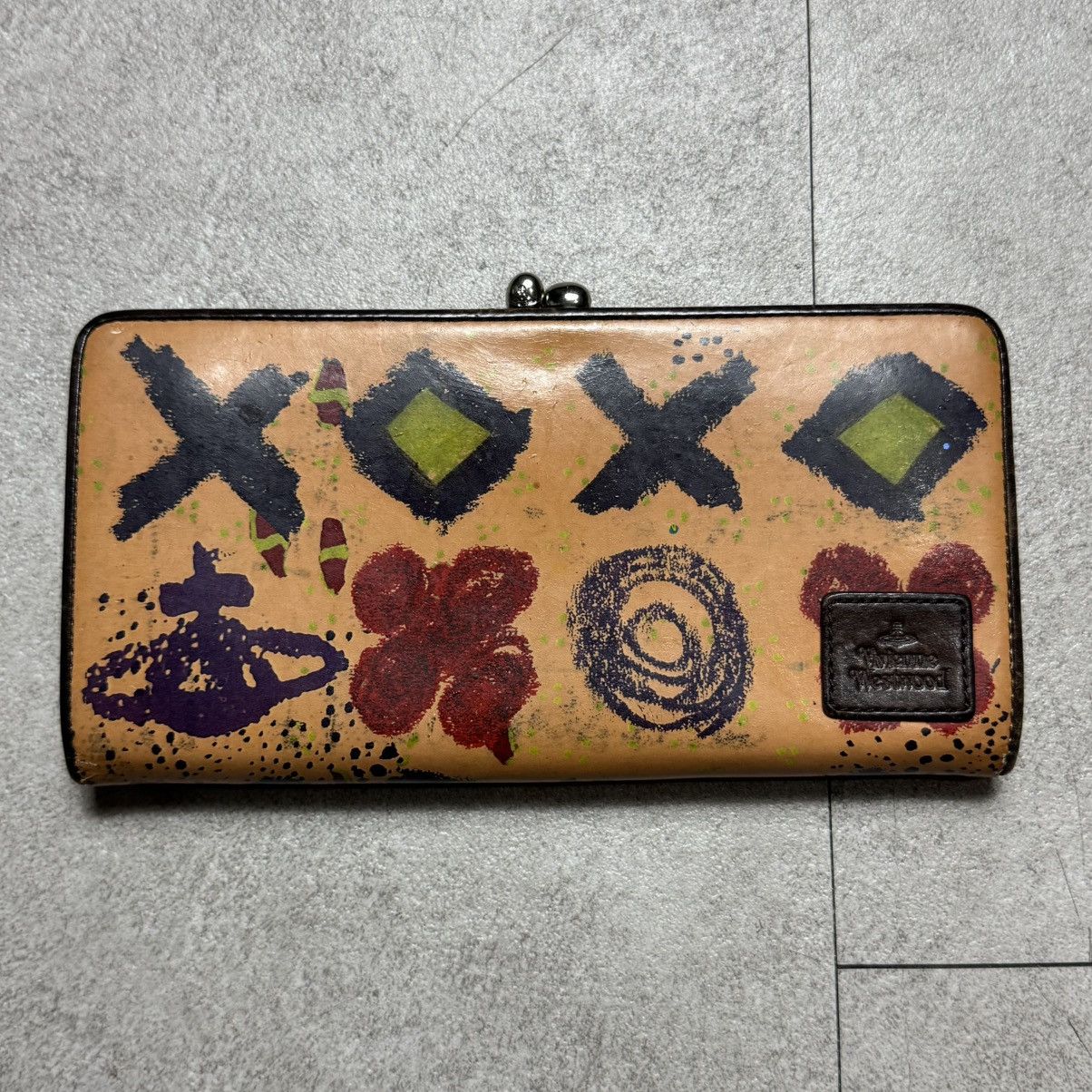 Vivienne Westwood Vivienne westwood Graffiti Paint orb Long Wallet Size ONE SIZE - 1 Thumbnail