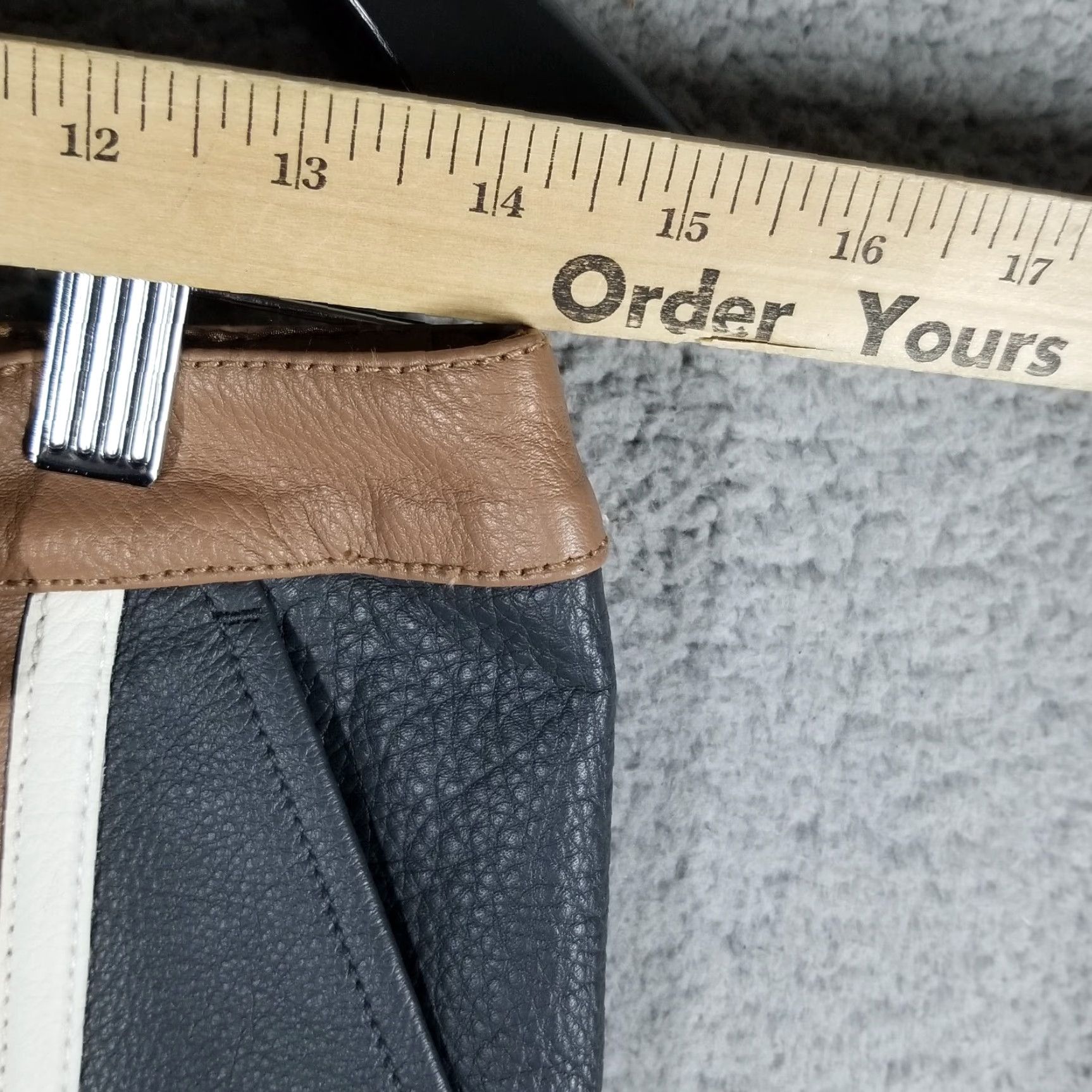 Travis Scott VINTAGE Air Jordan Cactus Jack Leather Pants Big & Tall Men 28X31 Brown Grunge Motorcycle 90s Size 28" / US 6 / IT 42 - 6 Thumbnail