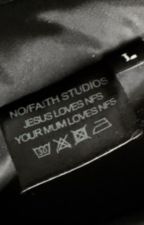 No Faith Studios No/Faith Studios Reversible Hood Bomber Jacket Black Size US L / EU 52-54 / 3 - 12 Thumbnail