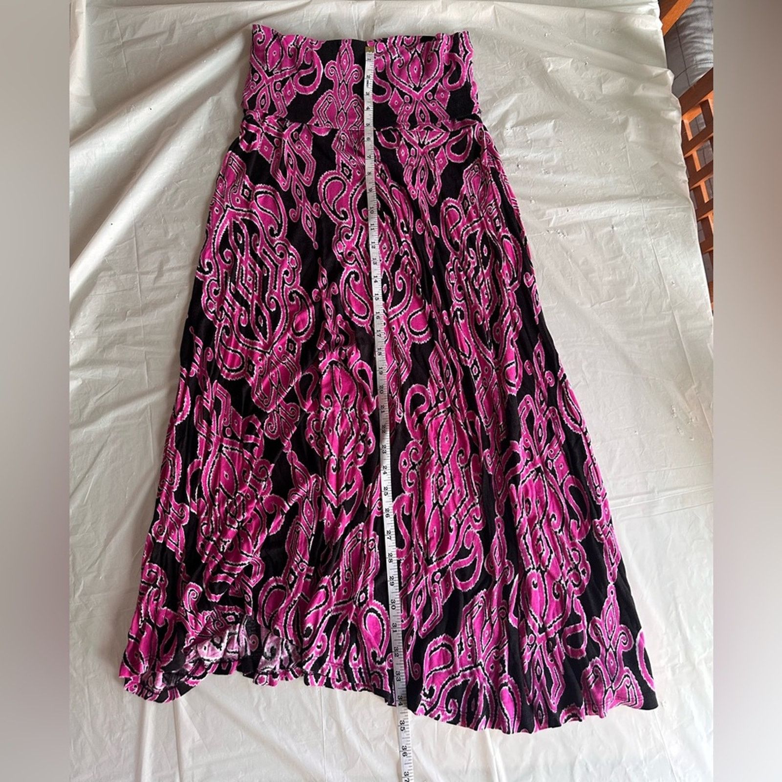 & Other Stories INC Pink Paisley Tank Dress/Skirt 14 Size XL / US 12-14 / IT 48-50 - 3 Thumbnail