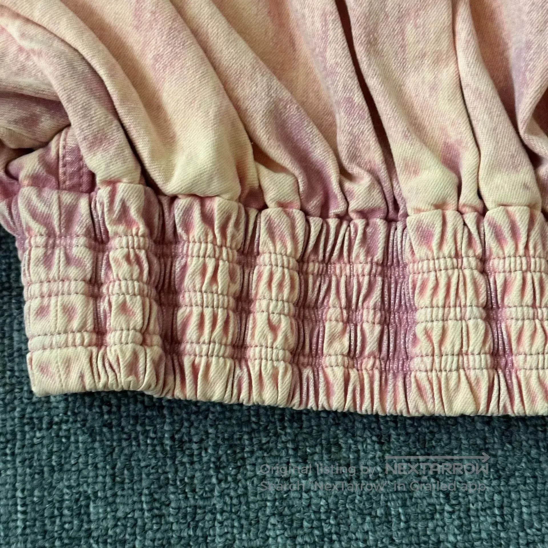 Miu Miu Miu Miu Pink Distressed Denim Cropped Jacket. Size S / US 4 / IT 40 - 5 Thumbnail