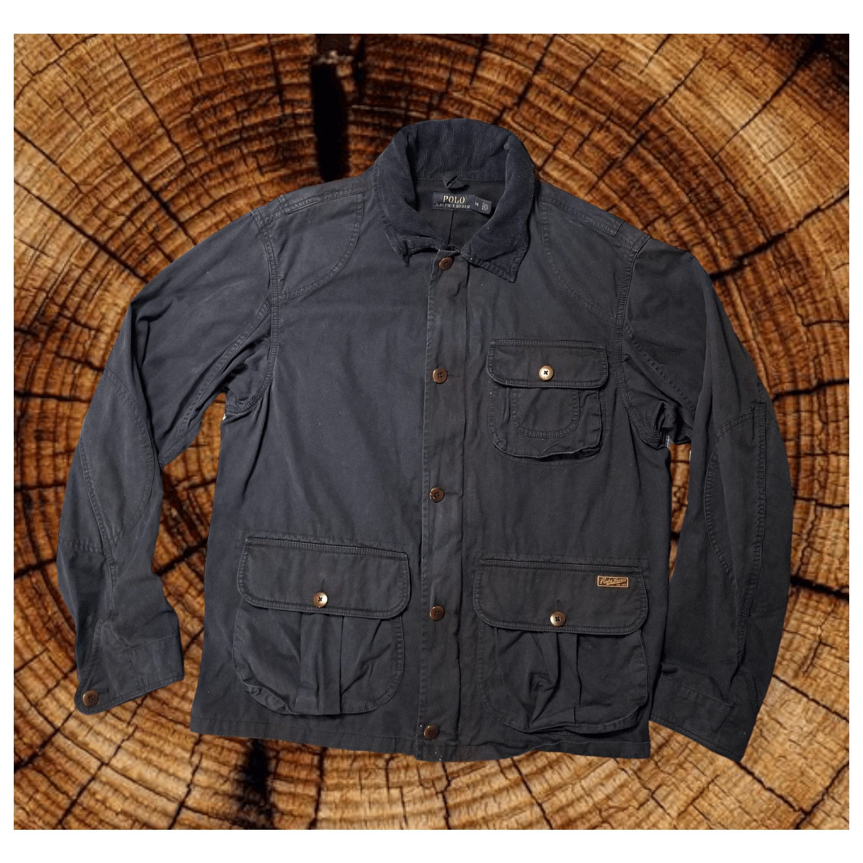 Polo Ralph Lauren POLO RALPH LAUREN OVERDYED INDIGO HUNTING JACKET- LARGE Size US L / EU 52-54 / 3 - 1 Thumbnail