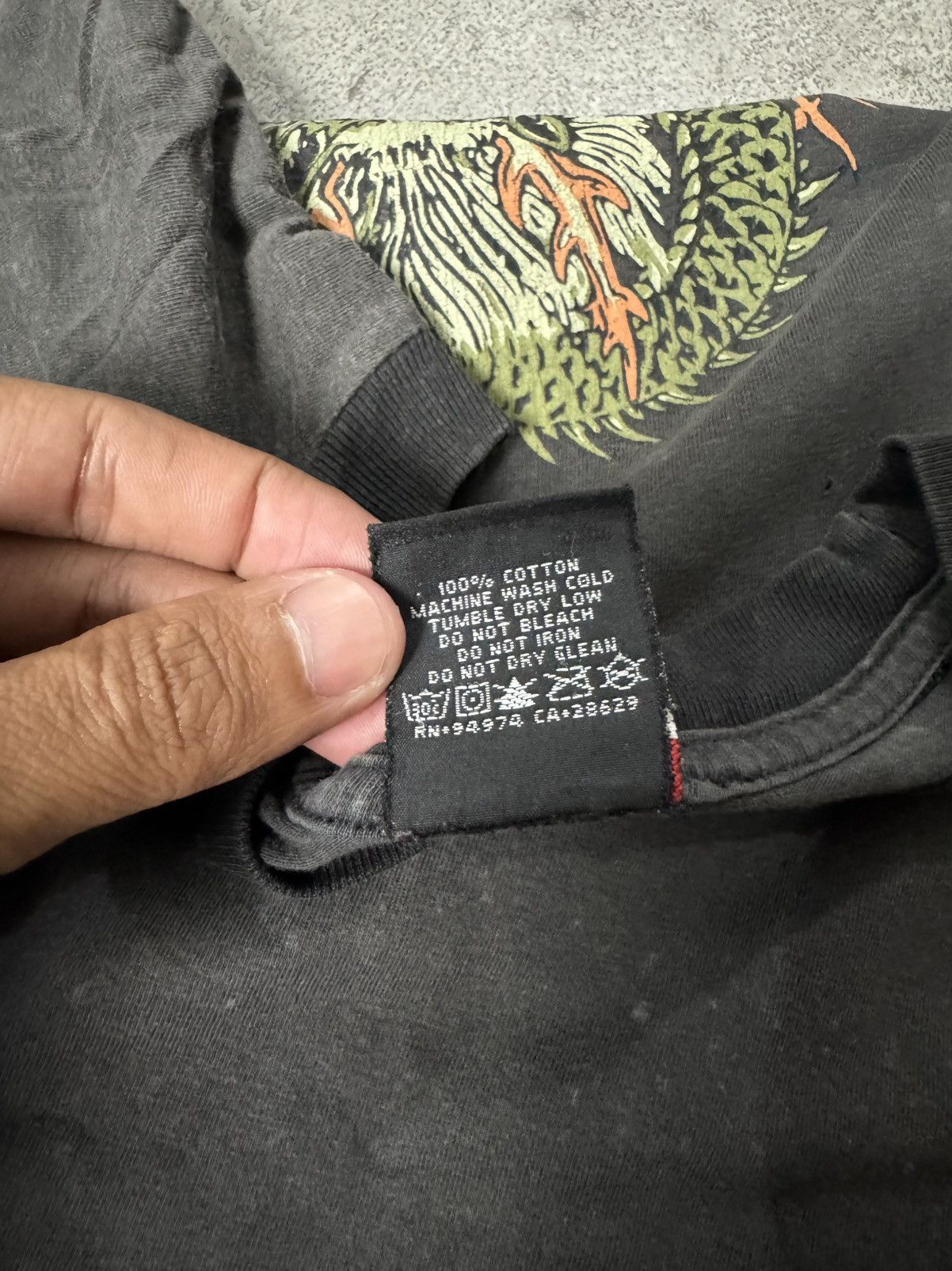 Stussy VINTAGE 00’S STUSSY DRAGON JUST BLAZE T-SHIRT Size US L / EU 52-54 / 3 - 7 Thumbnail