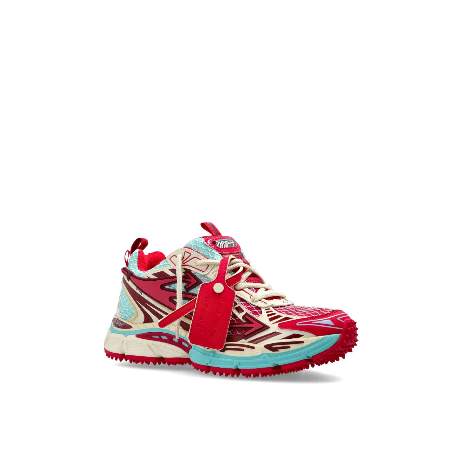 Off-White OFF-WHITE Be Right Back Net Red/Blue Sneakers New & Authent Size US 8 / IT 38 - 2 Thumbnail