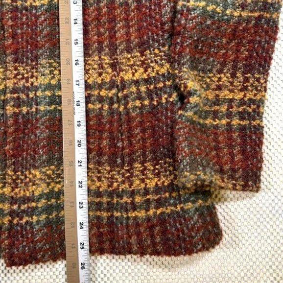 J.McLaughlin J. McLaughlin Womens Wool Alpaca Blend Tweed Jacket Full Zip Collar Coat Multicolor XS Size XS / US 0-2 / IT 36-38 - 8 Thumbnail