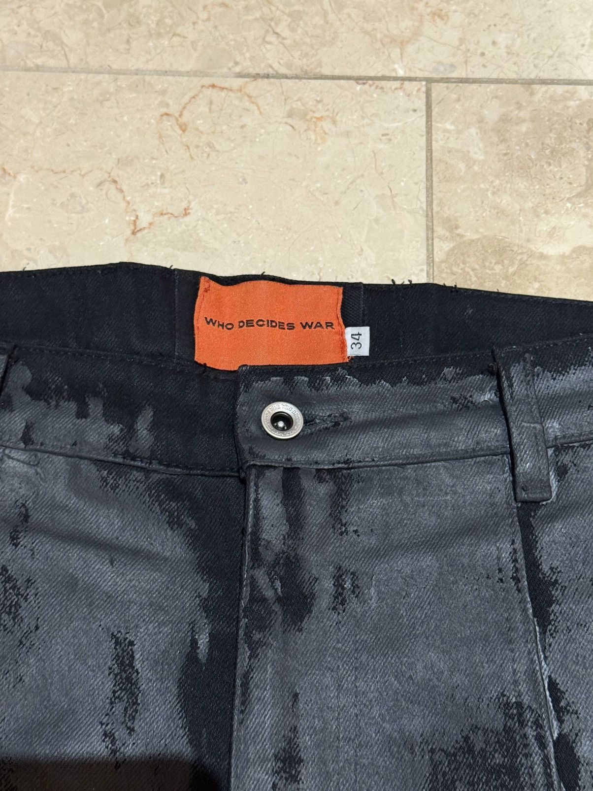 Who Decides War Who Decides War Wax Denims Size US 34 / EU 50 - 4 Thumbnail