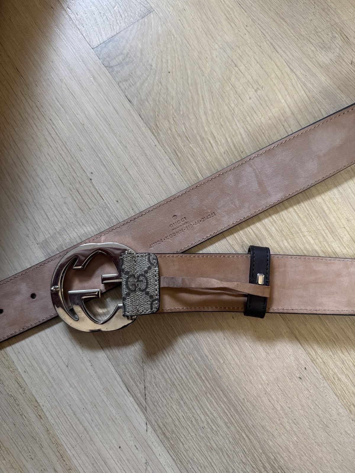 Gucci Gucci Belt With interlocking G Buckle Size 38 - 4 Thumbnail