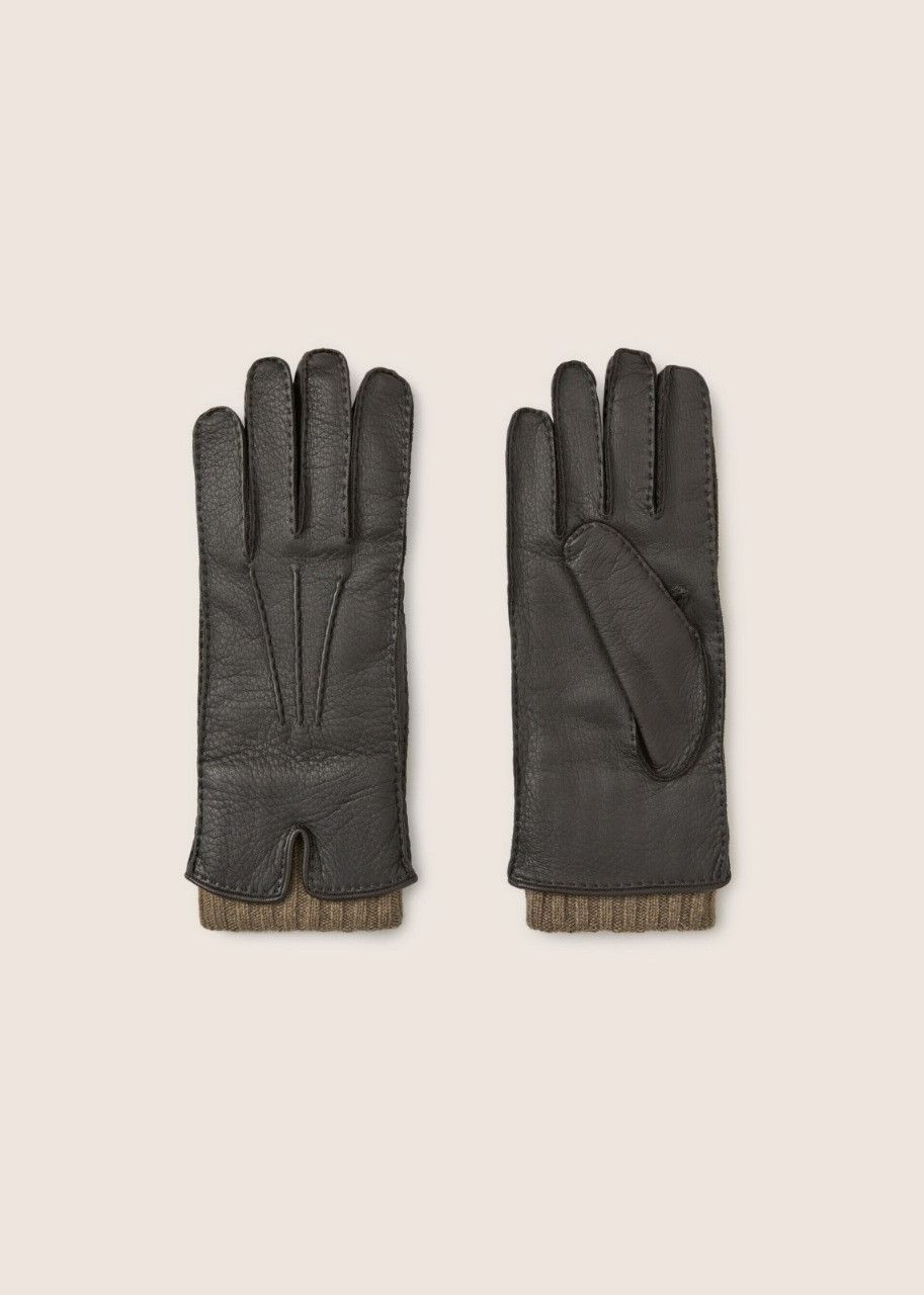 Loro Piana o1srvl11e0624 Size: OS FAG4758 Stirling Gloves in Black Size ONE SIZE - 3 Thumbnail