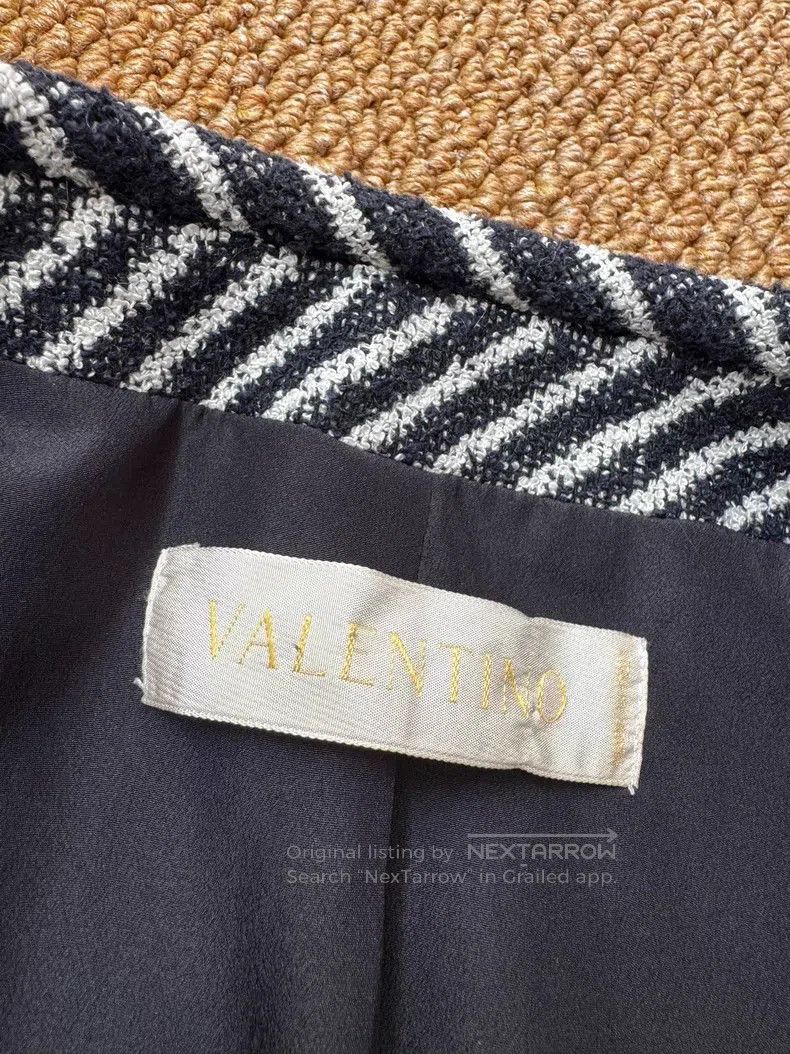 Valentino Valentino Striped lace-up short coat Size M / US 6-8 / IT 42-44 - 6 Thumbnail