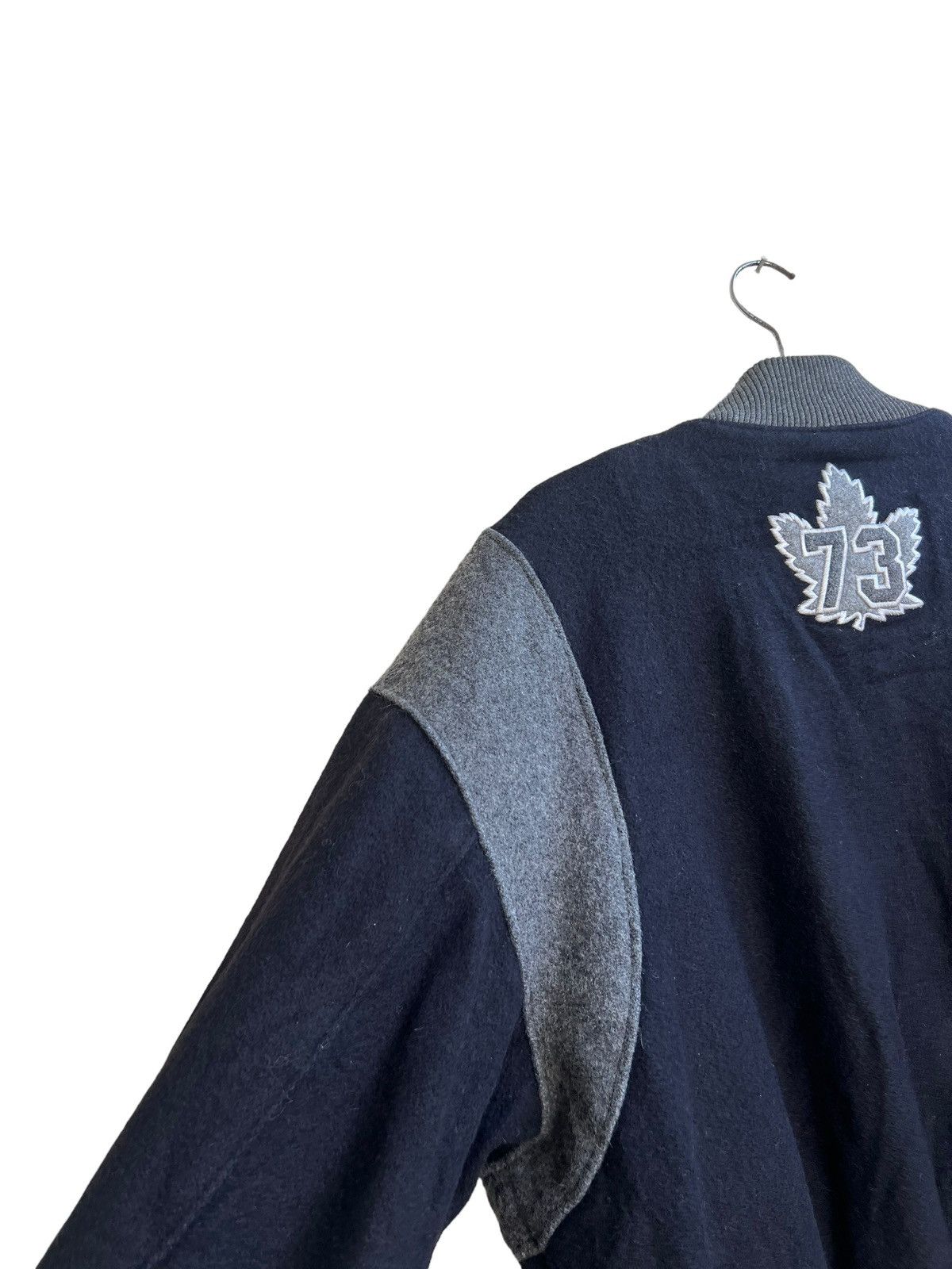Roots Vintage ROOTS Spell Out Varsity Teddy Jacket Wool Size US XXL / EU 58 / 5 - 18 Thumbnail
