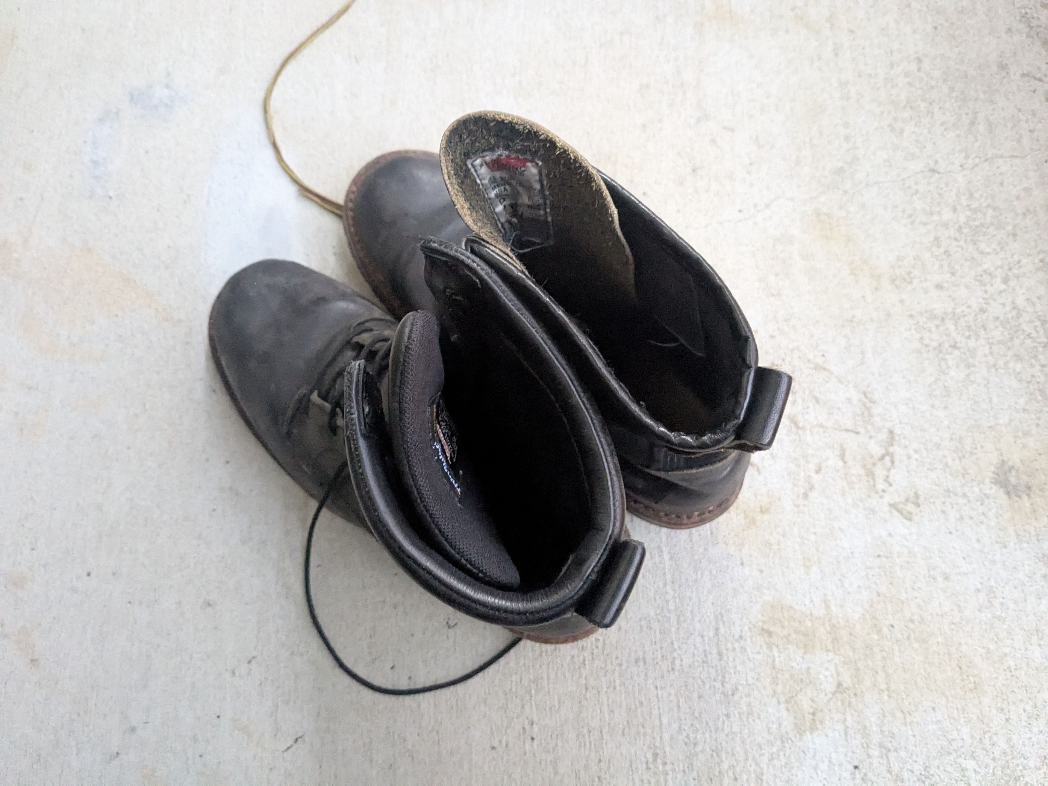 Red Wing Red Wing Boots Black Leather 10.5 Size US 10.5 / EU 43-44 - 12 Thumbnail
