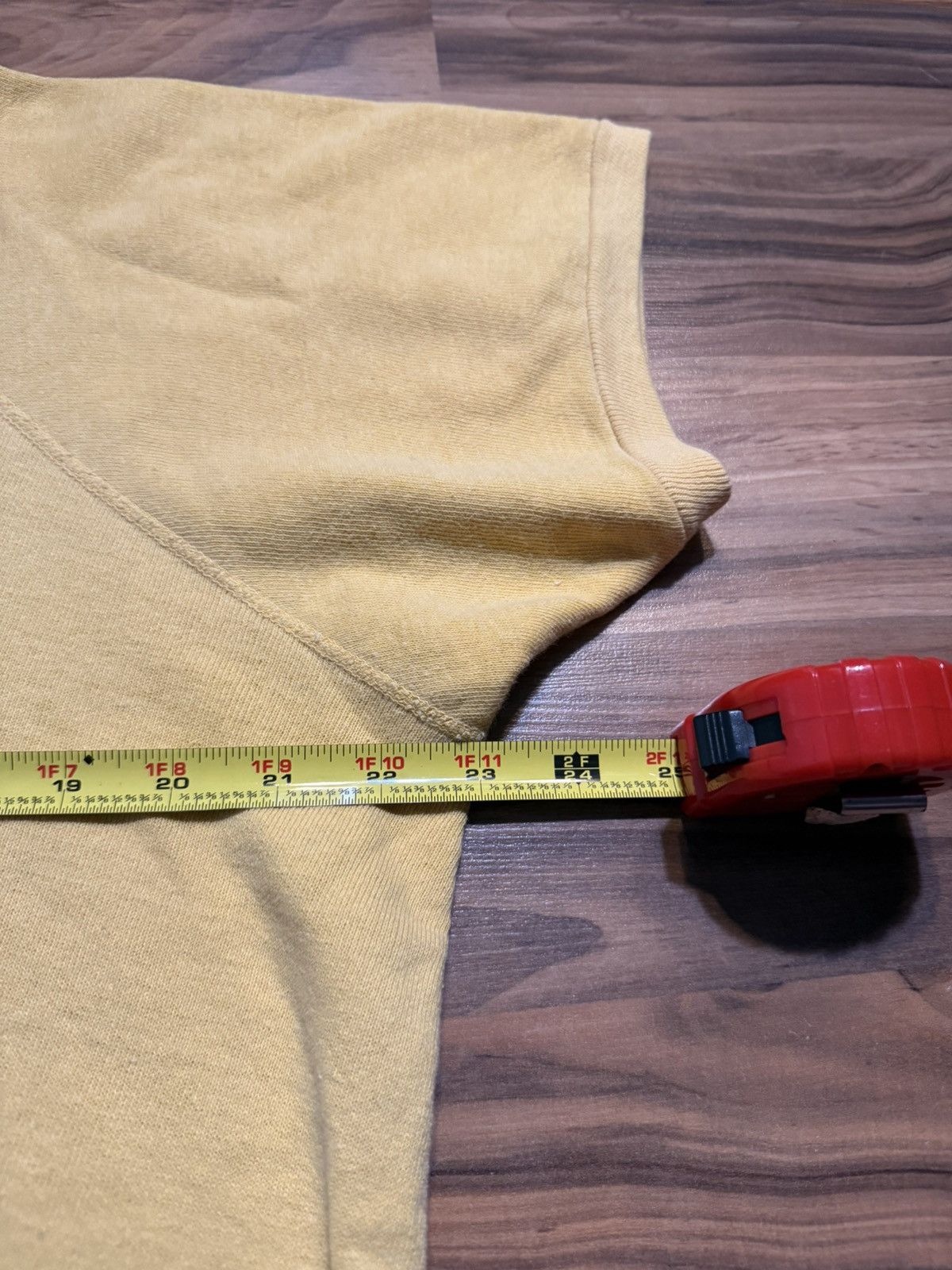 Vintage True vintage faded yellow short sleeve sweat 60s / 70s vtg Size US M / EU 48-50 / 2 - 7 Thumbnail