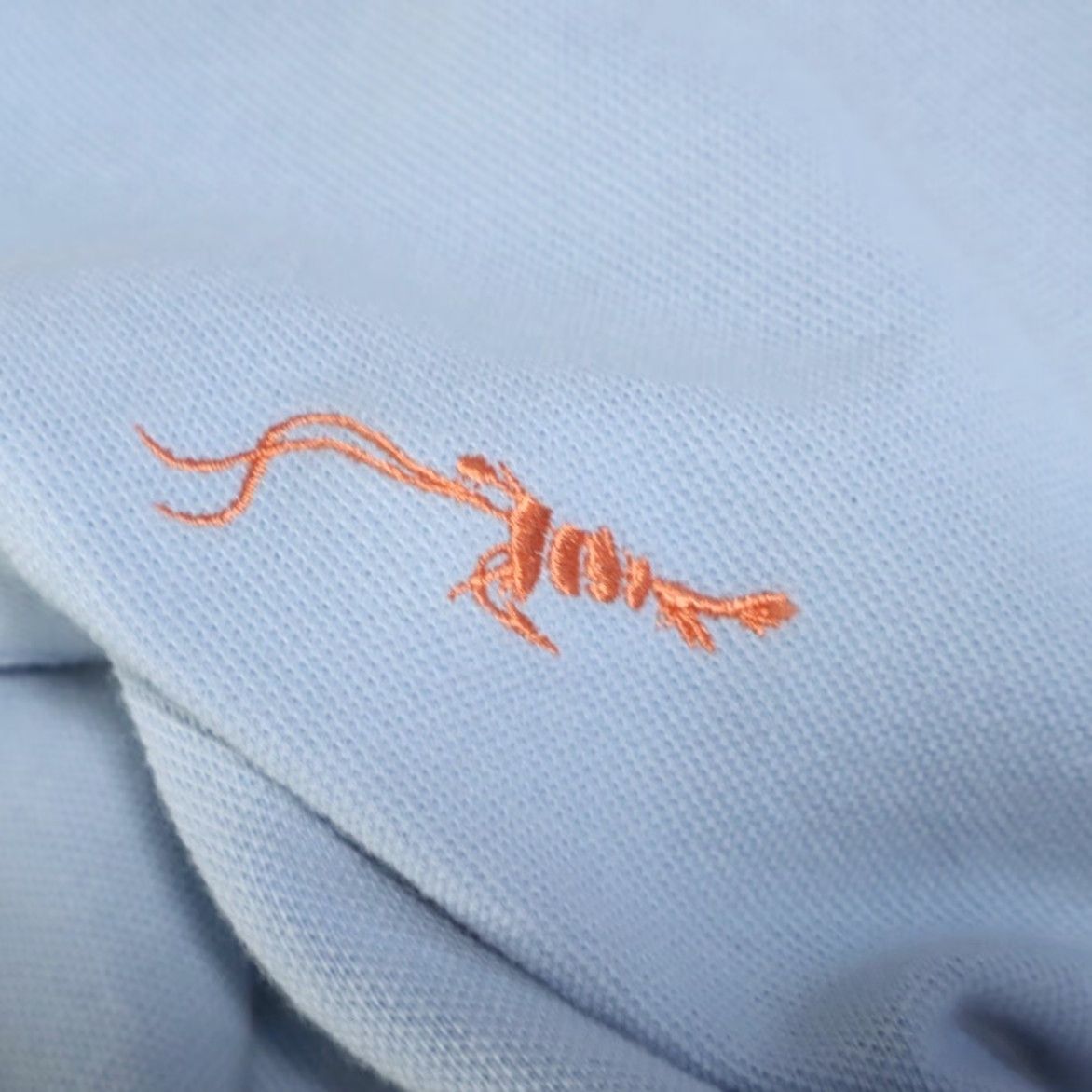 Vintage True Flies Polo Shirt Pique Cotton Solid Blue M Men Shirt Size US M / EU 48-50 / 2 - 6 Thumbnail