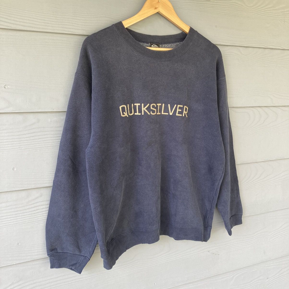 Quicksilver Vintage Quicksilver Big Logo Sweatshirt Made in Japan Size US L / EU 52-54 / 3 - 2 Thumbnail