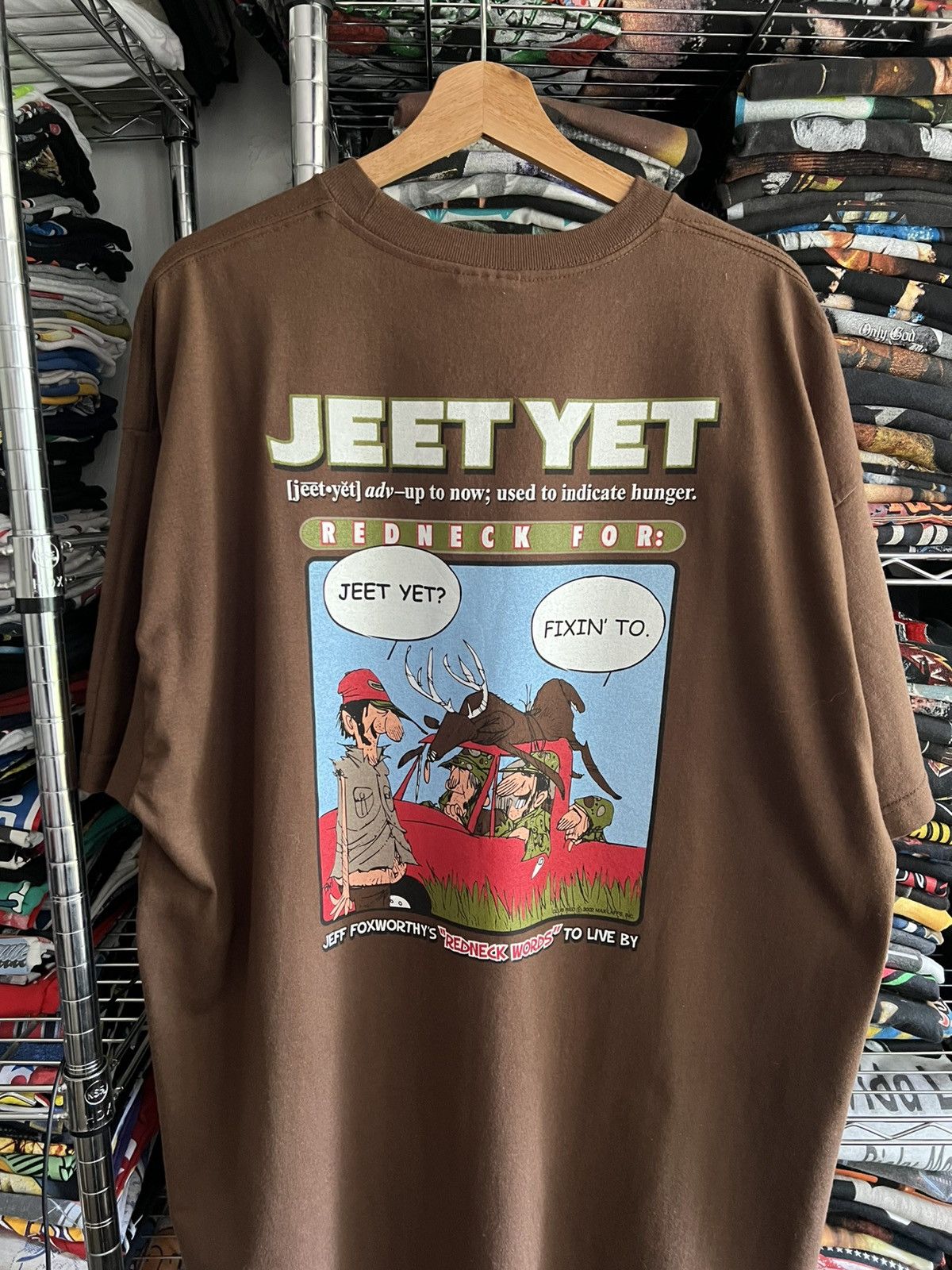 Alstyle 2002 Jeet Yet Redneck Words Random Funny Hunting Tee Size US XXL / EU 58 / 5 - 1 Thumbnail