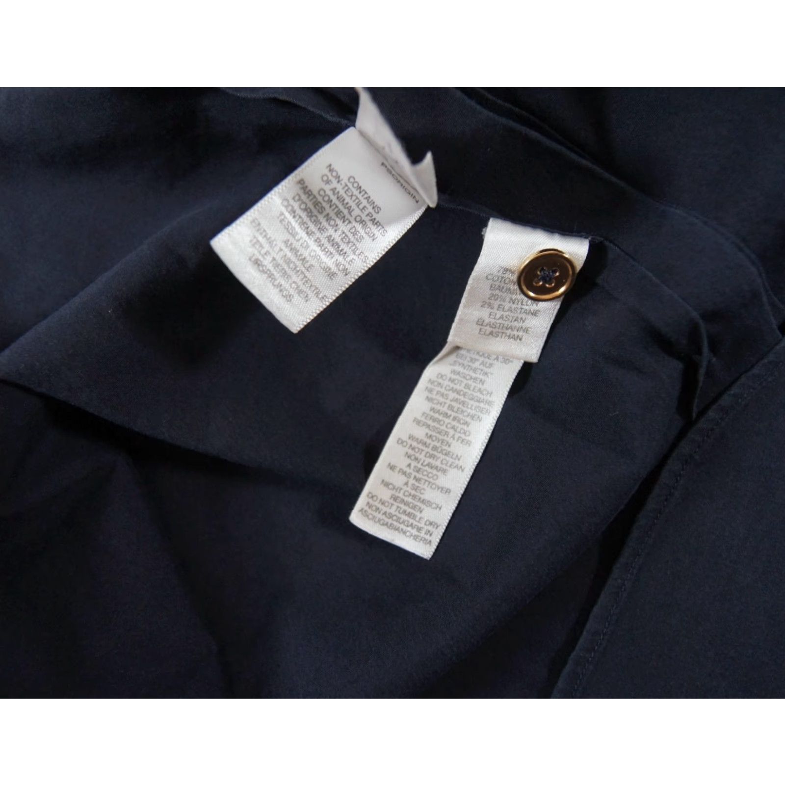Paul Smith VINTAGE Paul Smith Men's Shirt Long Sleeve Button Up Dress Casual Black 16.5" Italy Size 42R - 7 Thumbnail