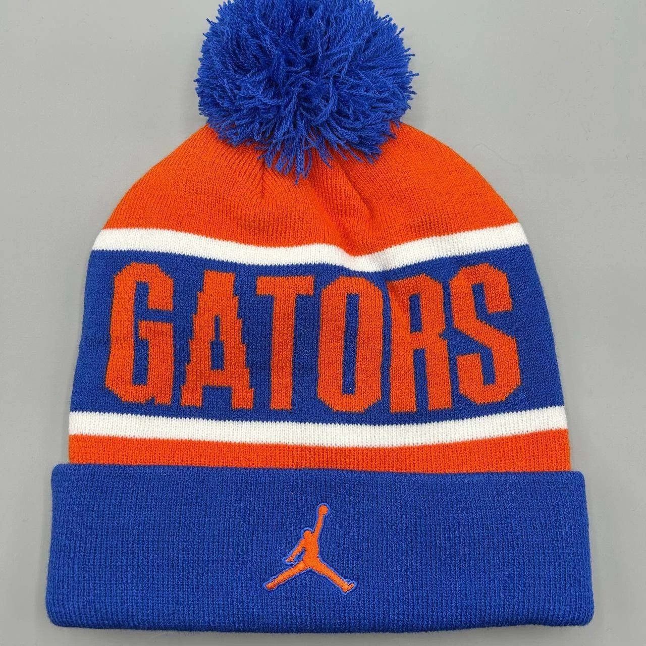 Jordan Brand Florida Gators x Air Jordan Hat Men Cuffed Beanie Pom Pom Size ONE SIZE - 3 Thumbnail