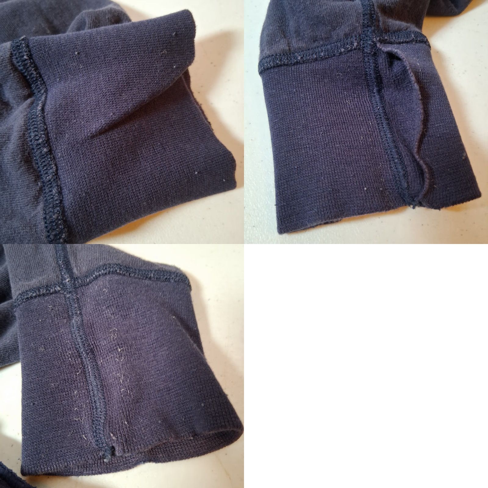 Vintage LL Bean River Driver Shirt Men S Henley Blue Distressed Workwear Wool Blend Button-Up Knit Long Sleeve Cowboy? (Oops) Size US S / EU 44-46 / 1 - 10 Thumbnail