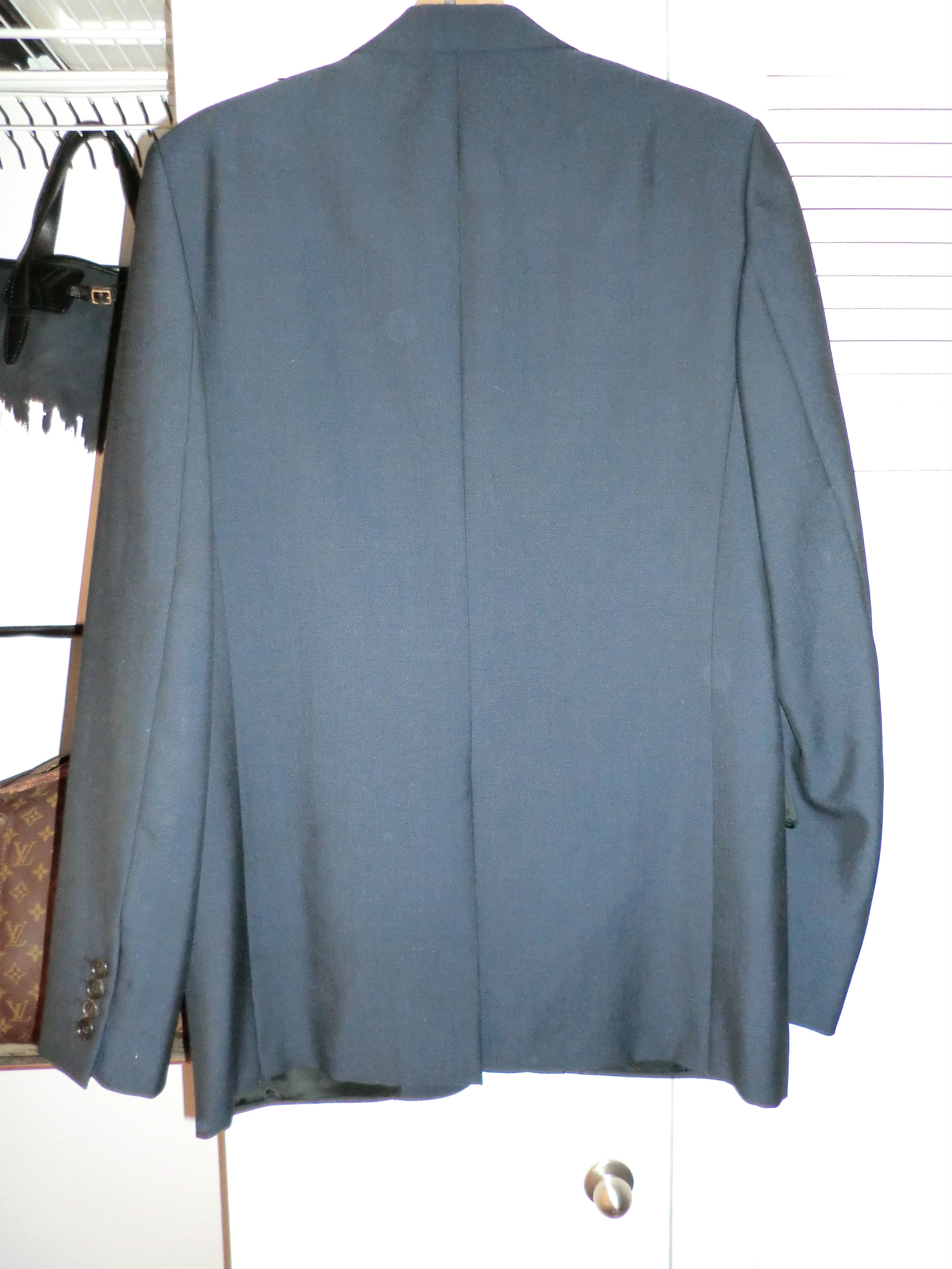 Dior Dior Homme Navy Blue One Button Blazer Size 40R - 10 Thumbnail