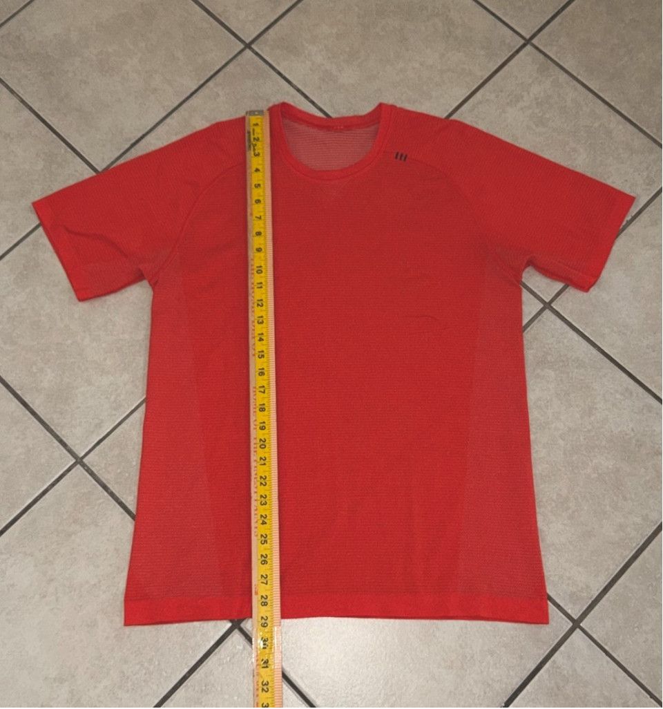 Lululemon LULULEMON METAL VENT SHORT SLEEVE SHIRT ORANGE SIZE LARGE Size US L / EU 52-54 / 3 - 2 Thumbnail
