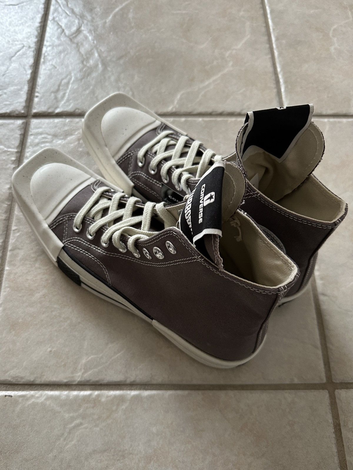 Converse DRKSHDW TURBODRK HI - Dust/Ivory - Sz 8.5 Size US 8.5 / EU 41-42 - 8 Thumbnail