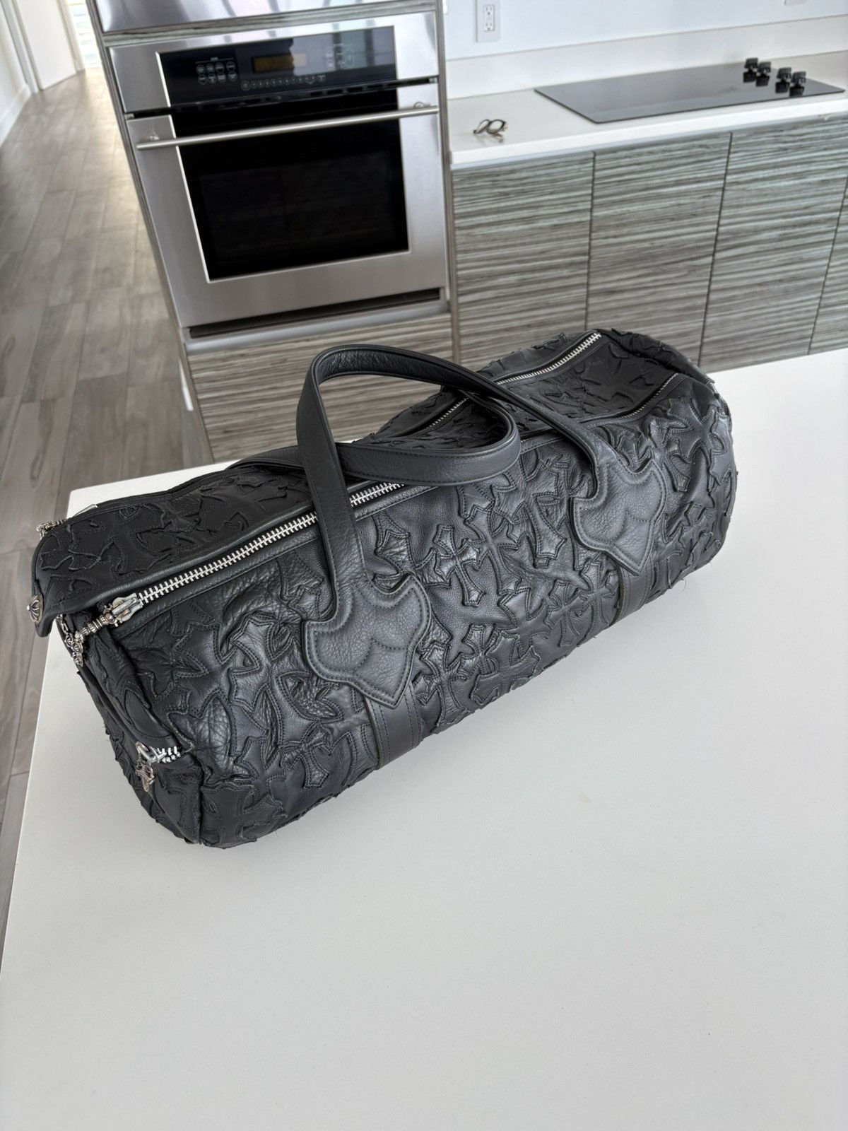 Chrome Hearts CHROME HEARTS BLACK CROSS DUFFLE Size ONE SIZE - 4 Thumbnail