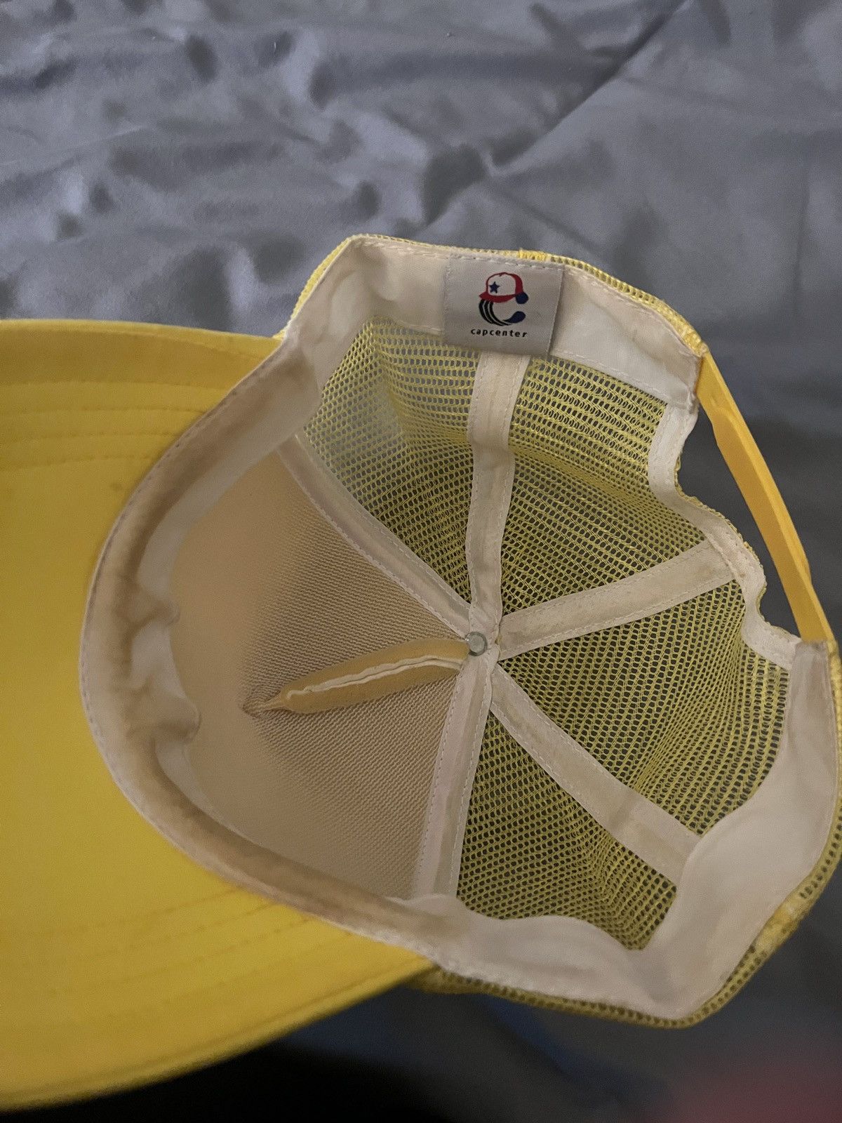 Drain Gang Drain Baby Rhinestone Hat Yellow Size ONE SIZE - 5 Thumbnail