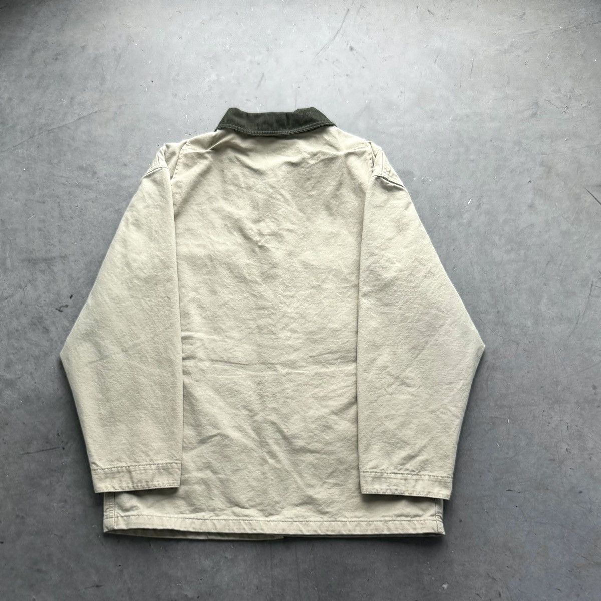 L.L. Bean VINTAGE 90s LL BEAN BARN CHORE COAT BIEGE LARGE CANVAS USA Size US L / EU 52-54 / 3 - 5 Thumbnail