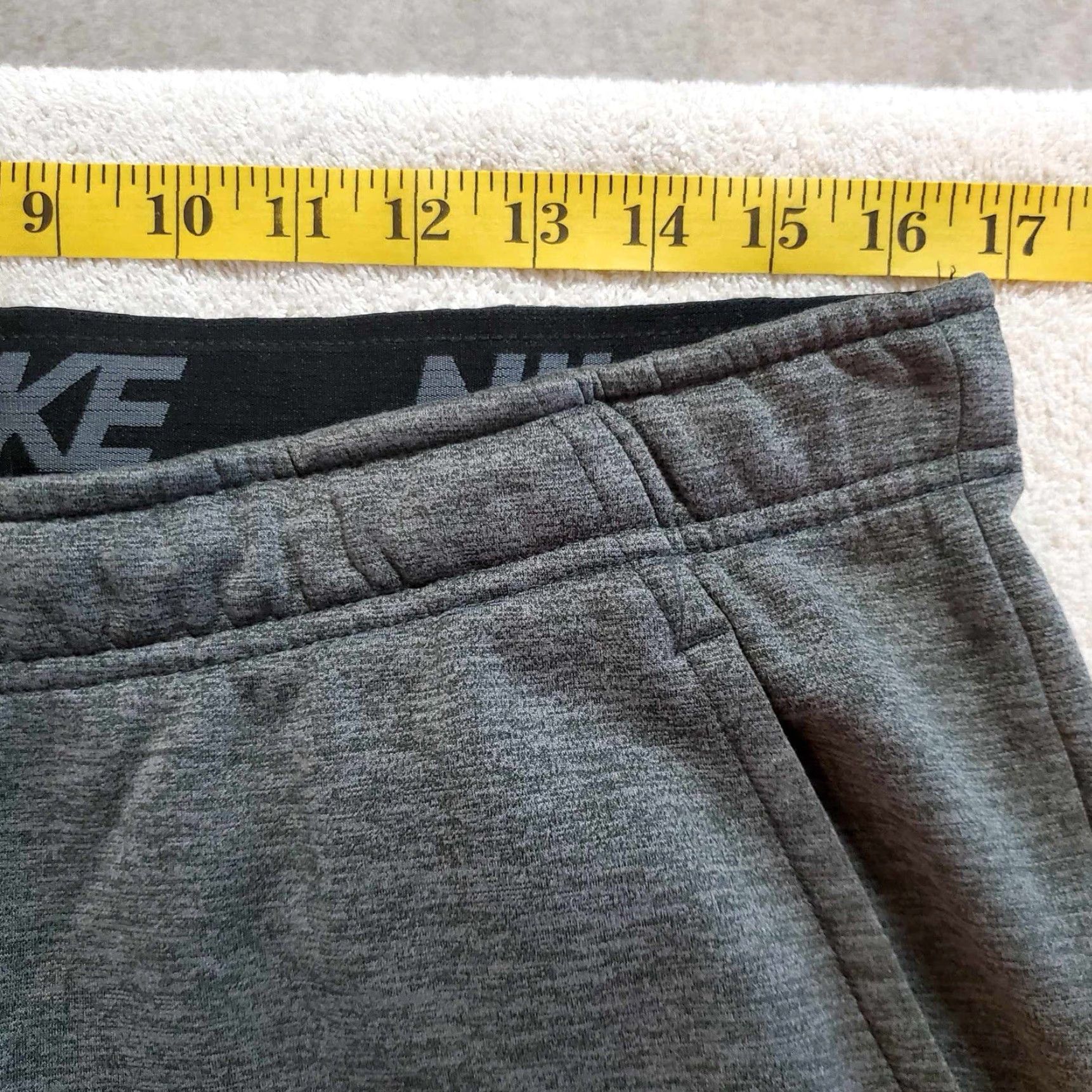 Nike Nike Dri-FIT Sweat Pants Sweatpants Adult Large L Heathered Gray Mens Size US 33 - 5 Thumbnail